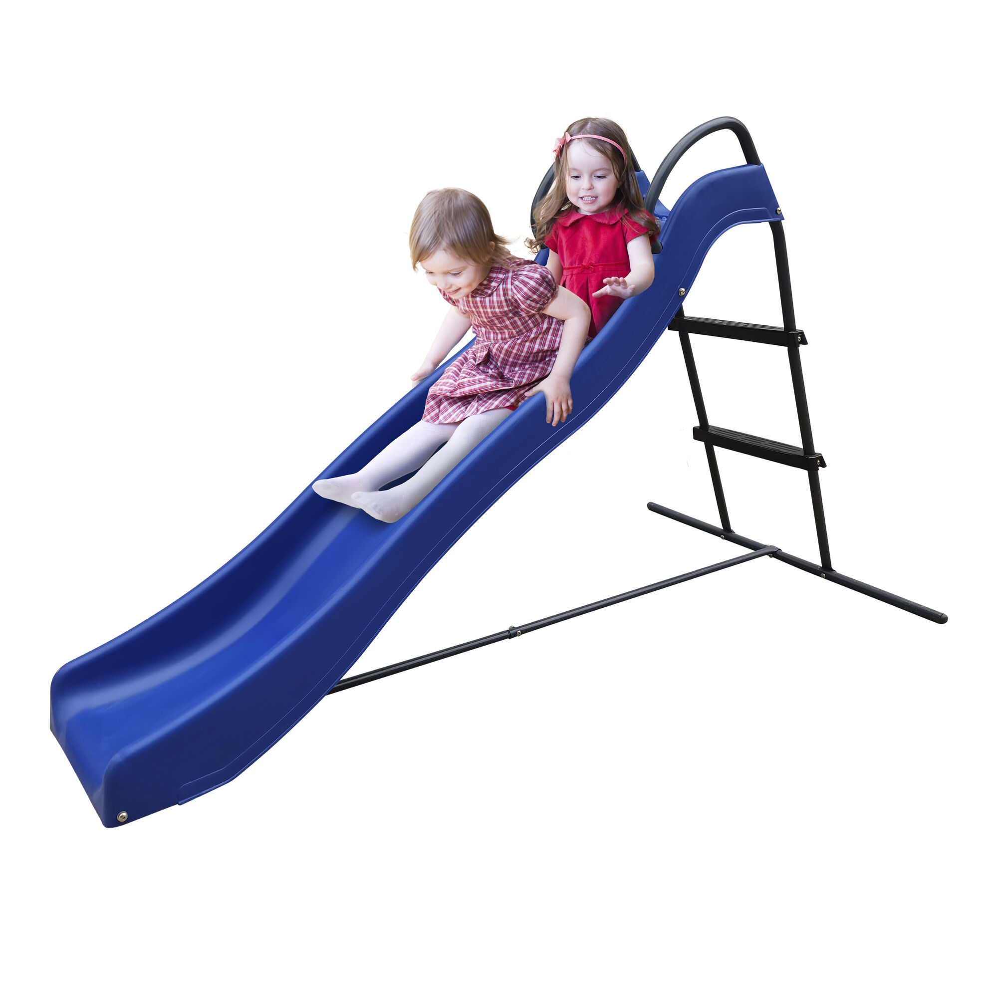 AXI Vrijstaande Glijbaan met wateraansluiting 180cm Blauw/antraciet-8717973931218 AXI Vrijstaande Glijbaan met wateraansluiting 180cm Blauw/antraciet