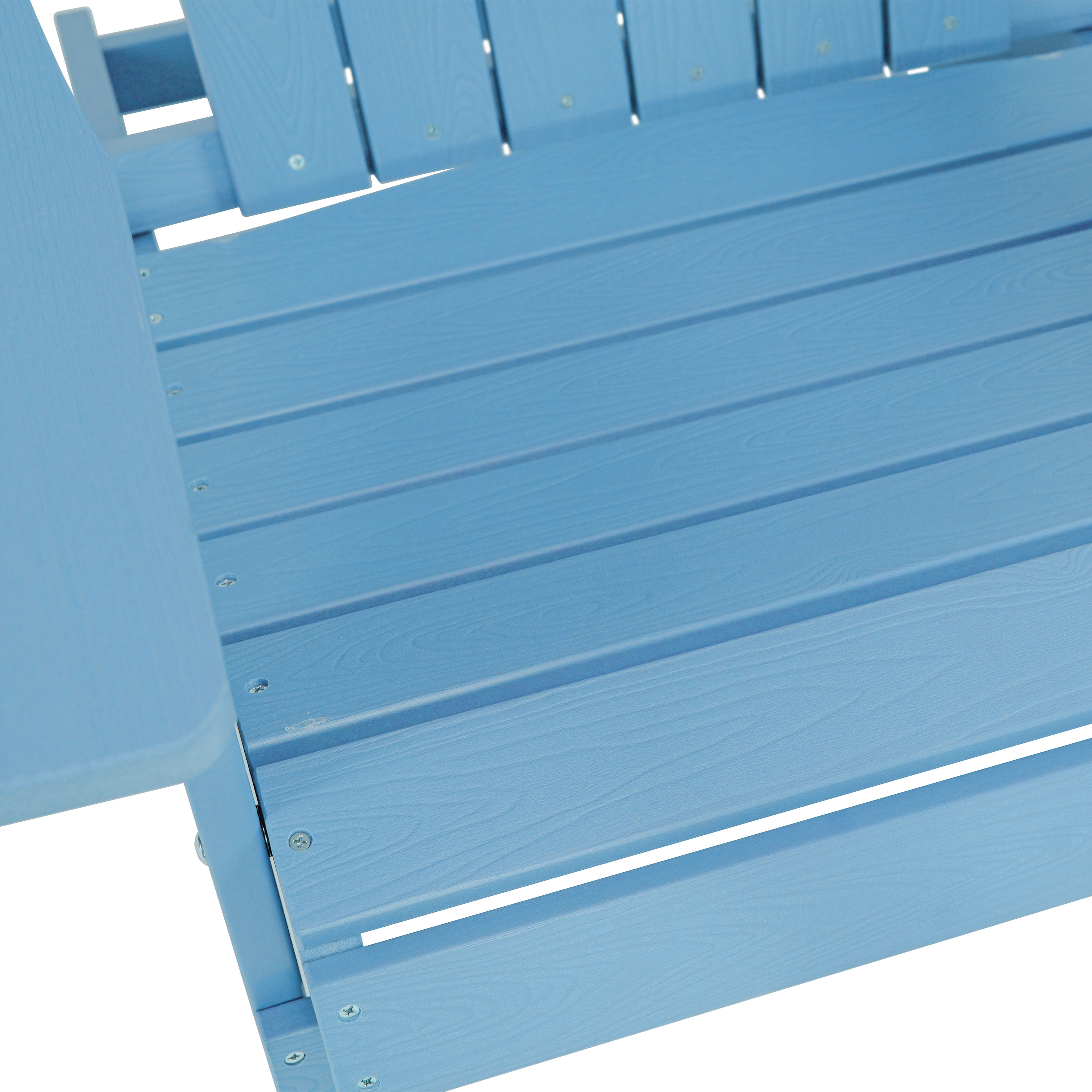 AXI Claire Folding Adirondack Chair Plastic Light Blue