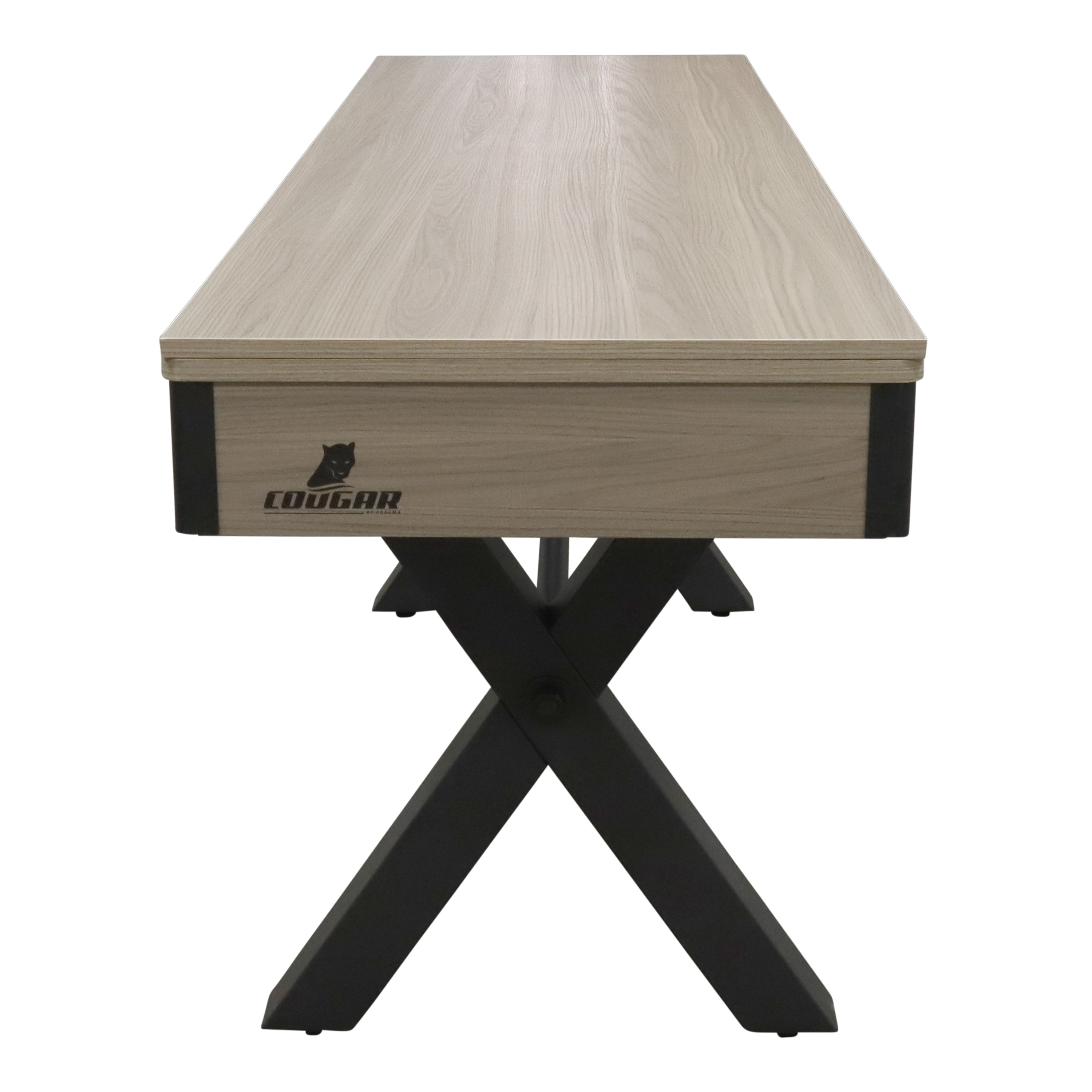 Cougar Mason American Shuffleboard Table Oak/Black