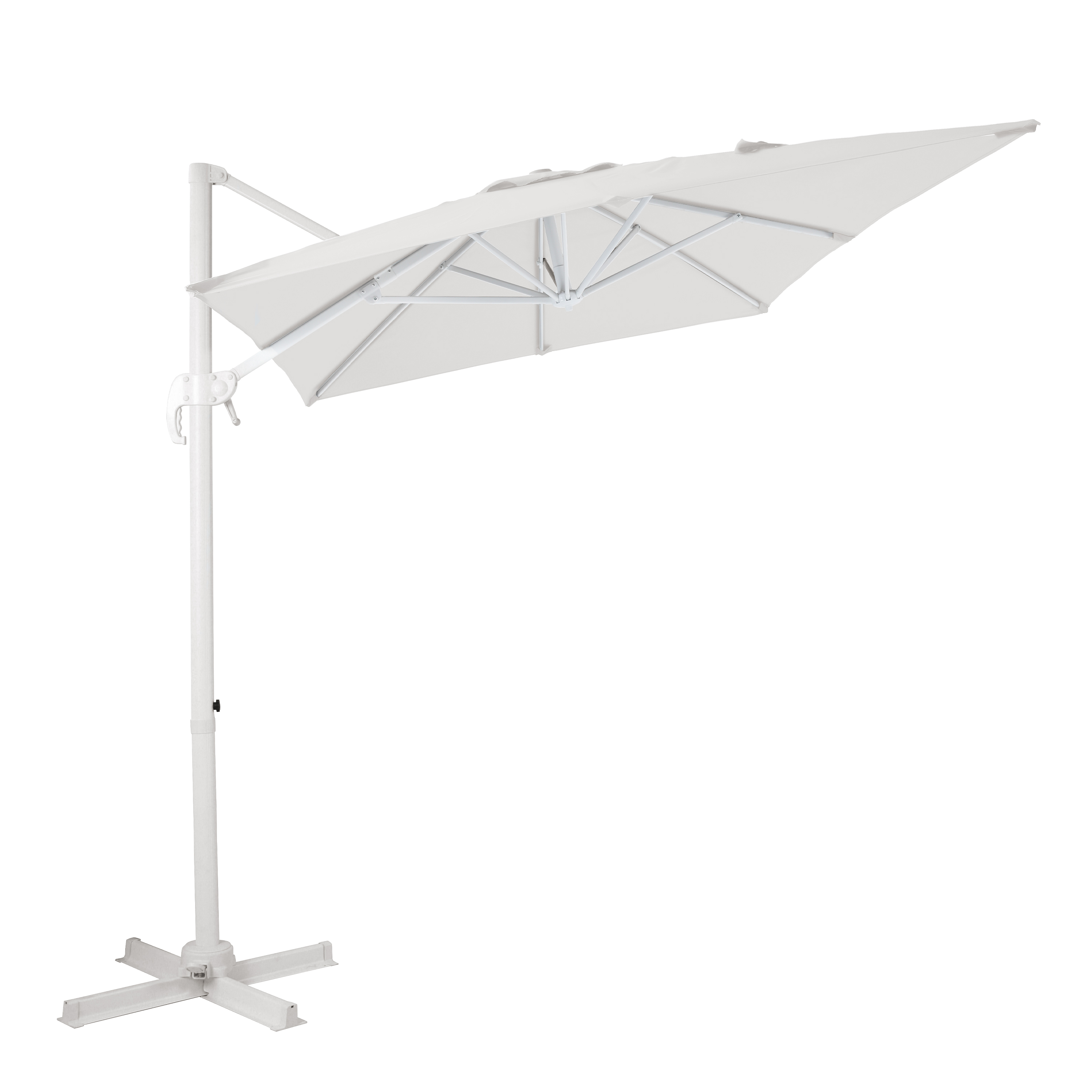 AXI Coco Floating Parasol 200x300 White/Beige 