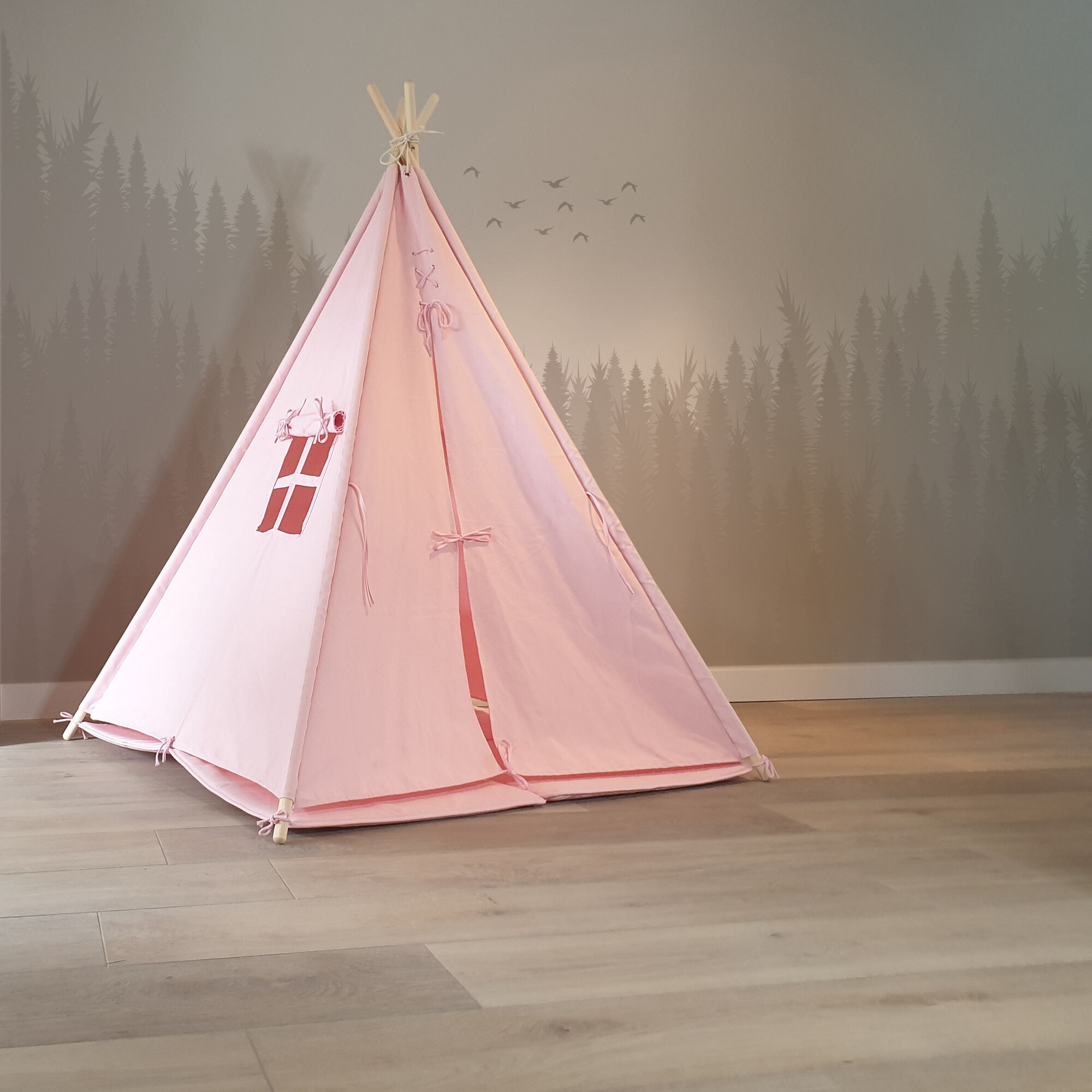Sunny Alba Tipi Tent Pastel Roze-8720365068980 Sunny Alba Tipi Tent Pastel Roze