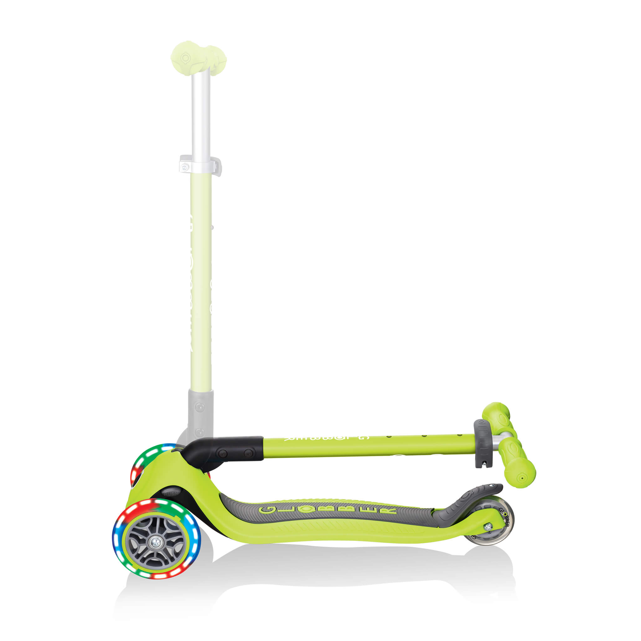 Globber Primo Foldable Lights Step Groen