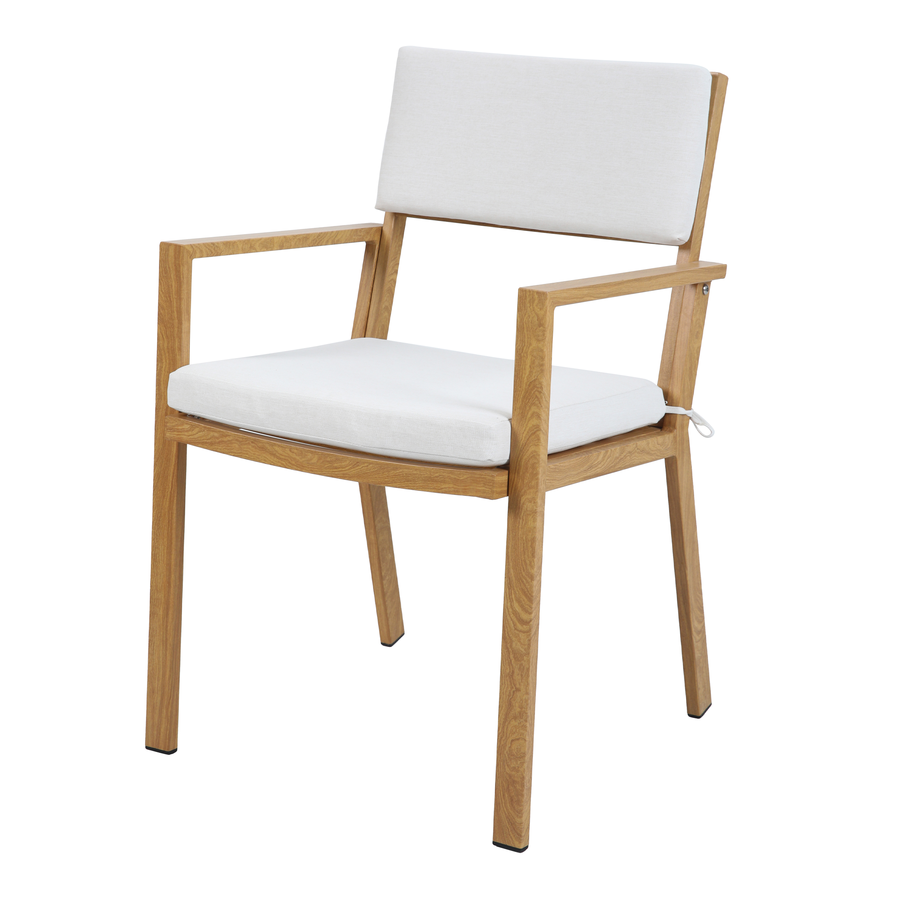 AXI Jada Garden set with 6 Chairs Wood-look/beige