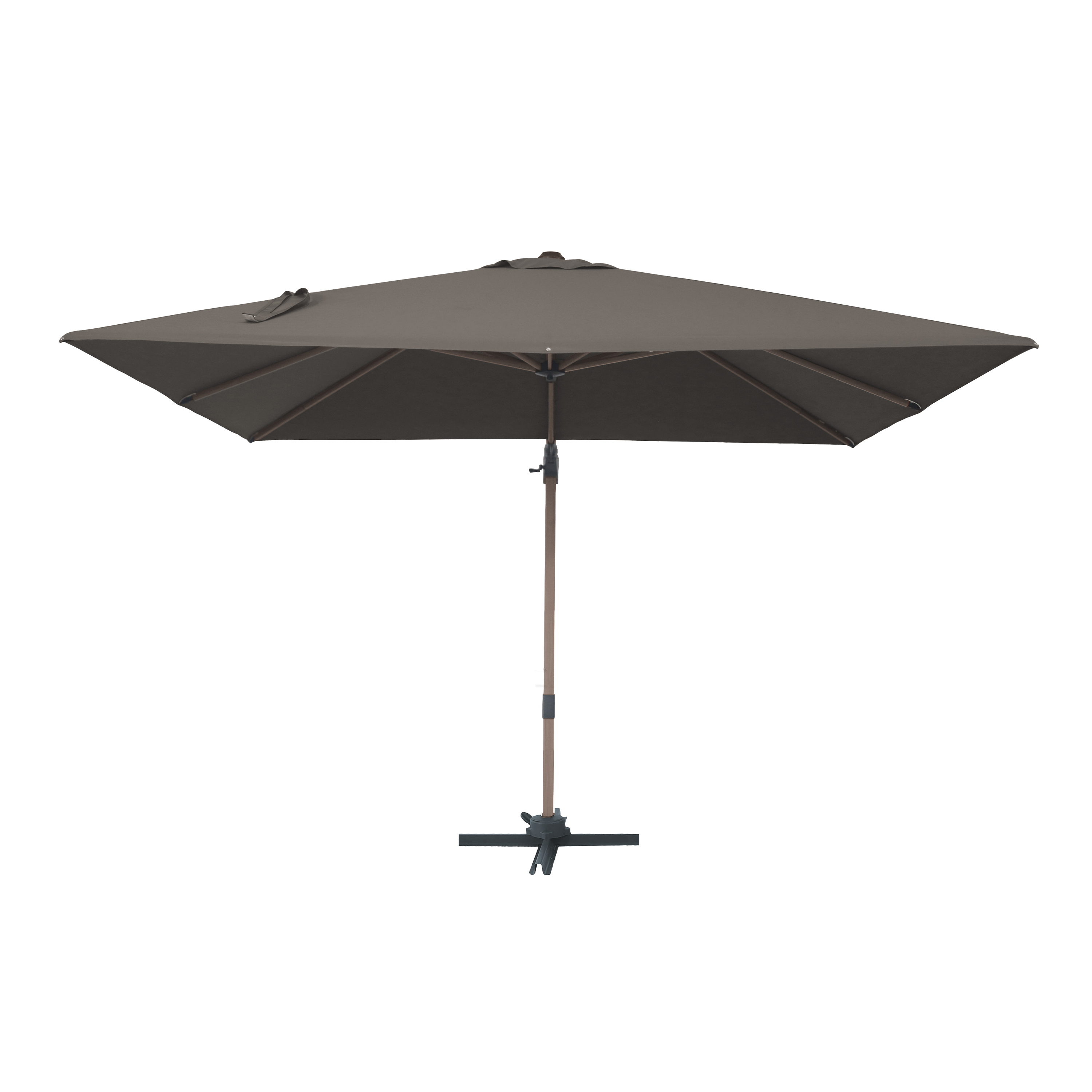 AXI Alina Cantilever Parasol 300x300cm Oak-look/Taupe