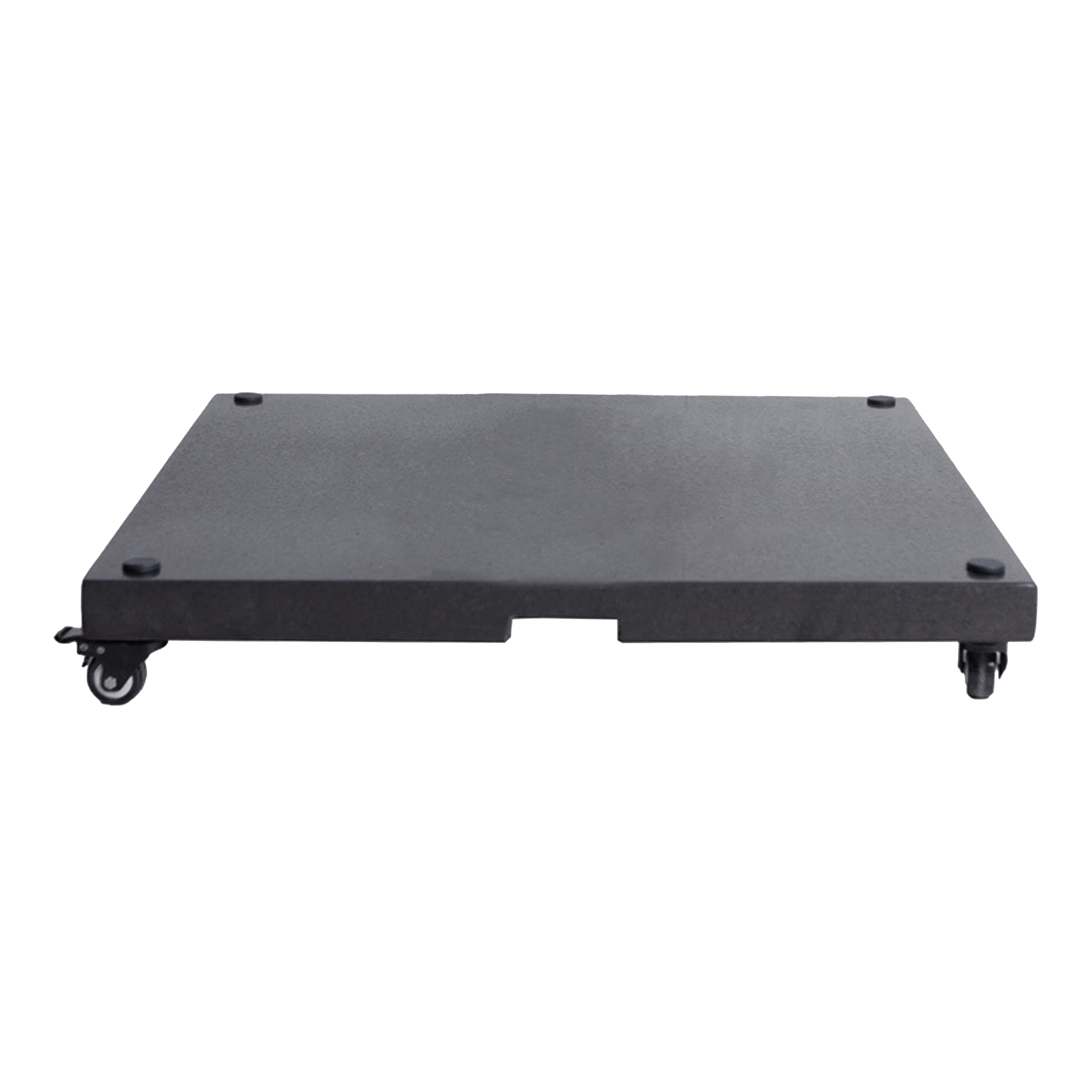 AXI Parasol base 90kg Granite with 4 wheels Black incl. Adapter
