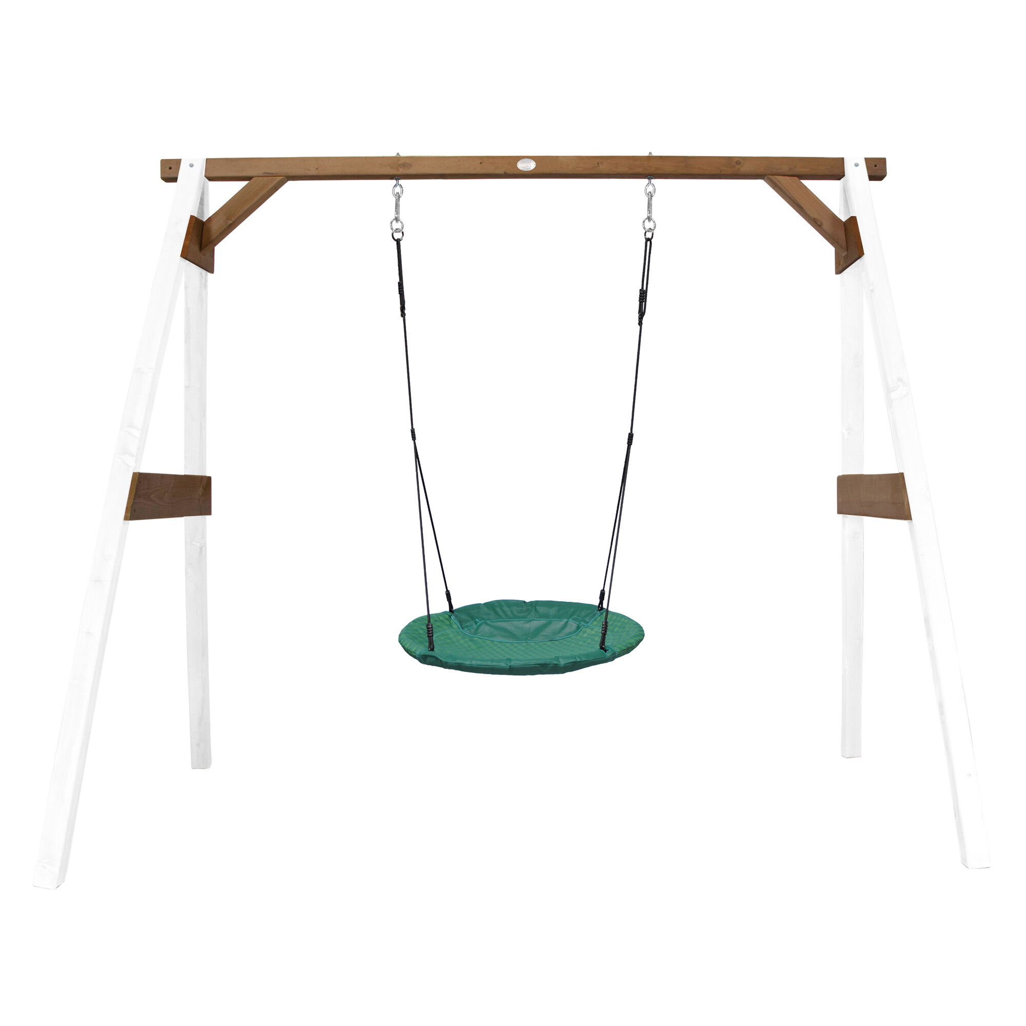 AXI Summer Nestschommel Wit/bruin
