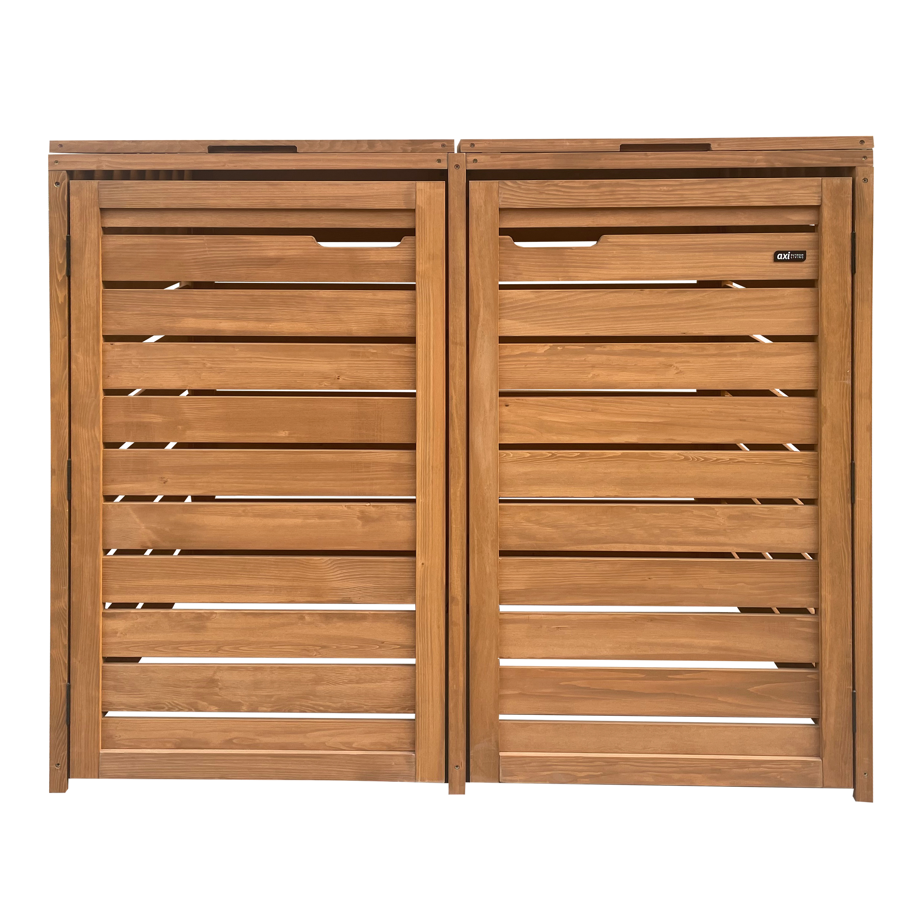 AXI Lex Wooden Bin Storage Brown – 2 bins