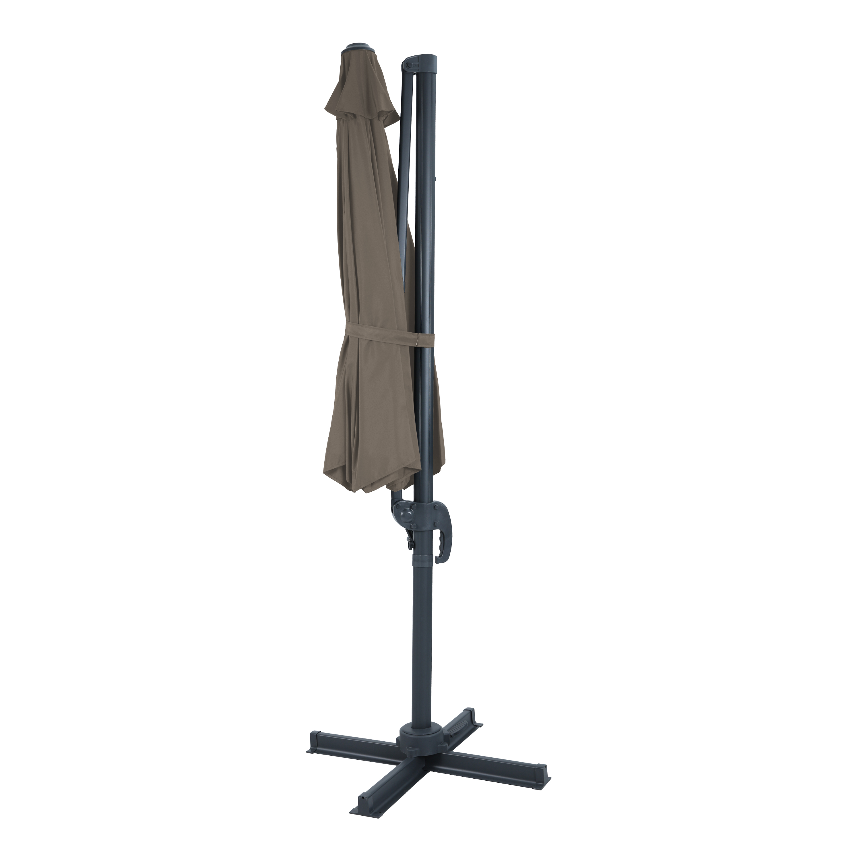 AXI Marisol Floating Parasol Ã˜ 300cm Anthracite/Taupe