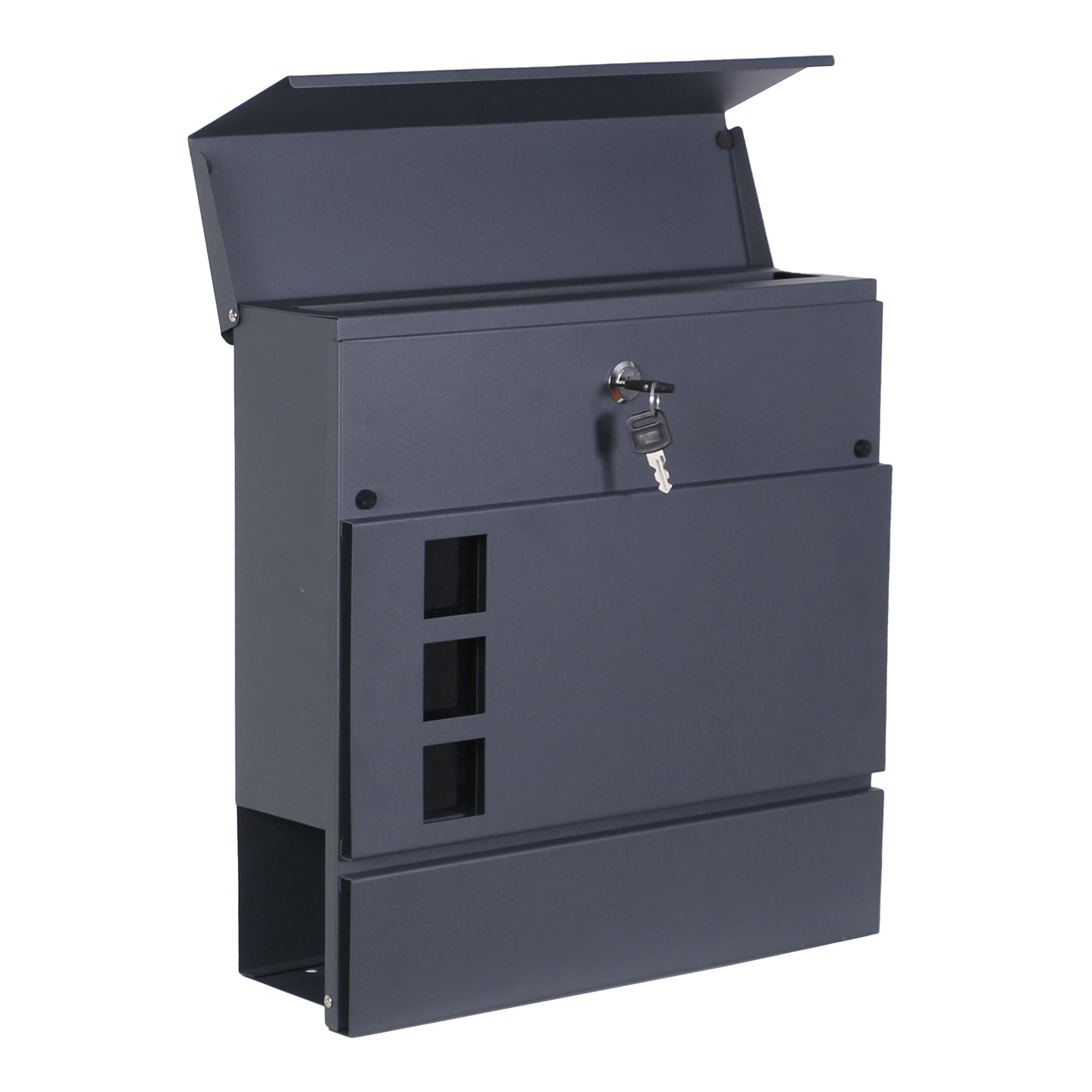 AXI Jonas Metal Letterbox Anthracite