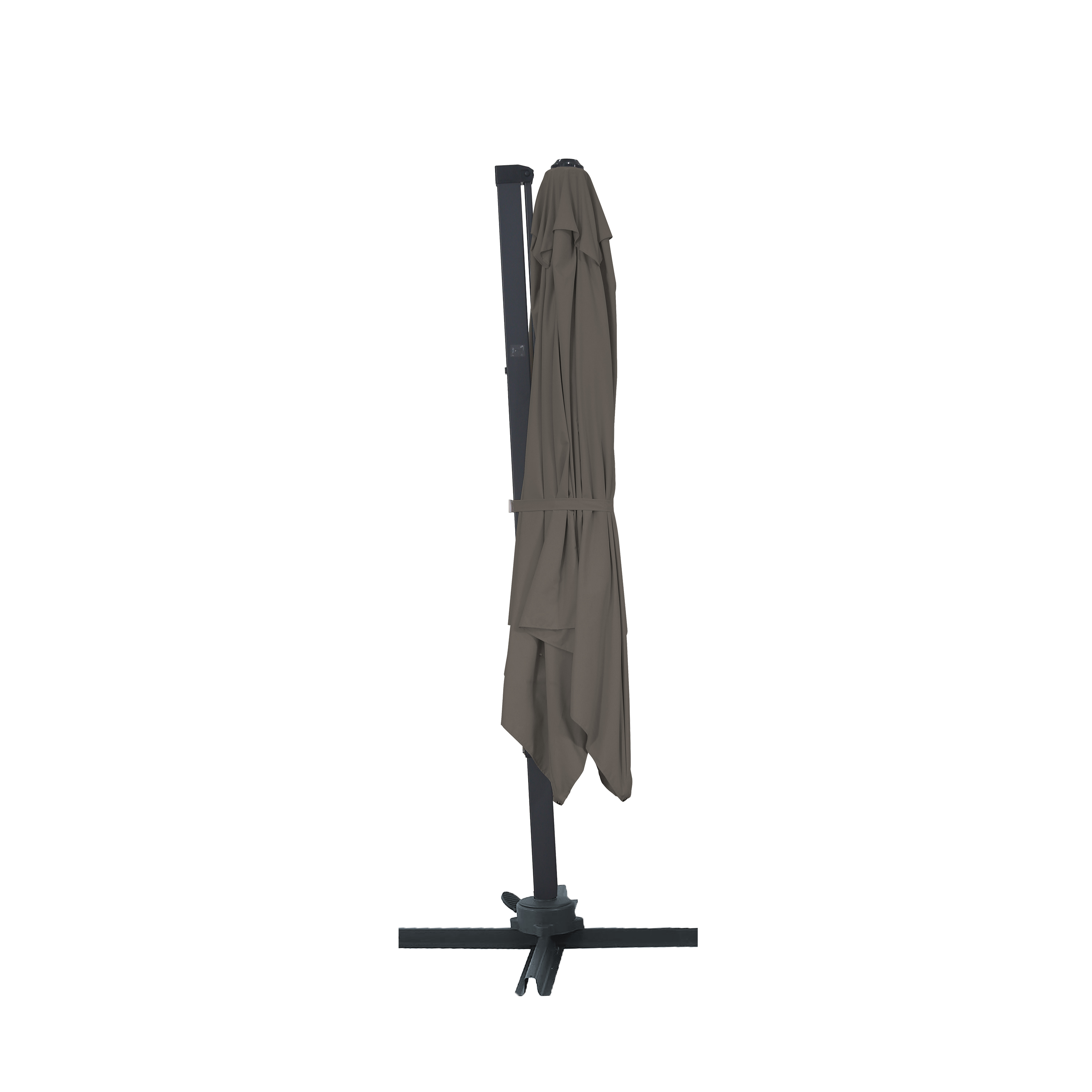 AXI Alina Cantilever Parasol 300x300cm Anthracite/Taupe