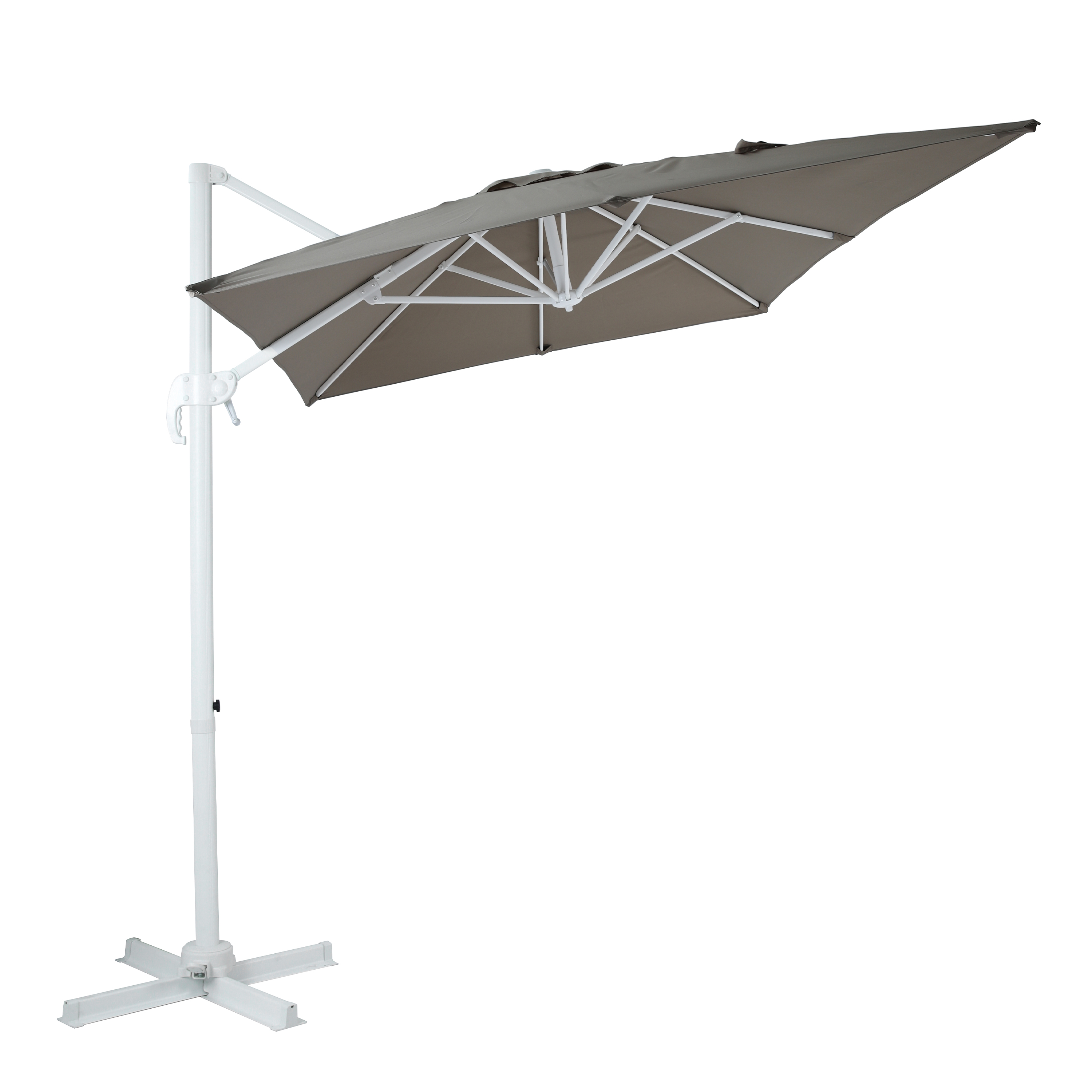 AXI Coco Floating Parasol 200x300cm White/Taupe 