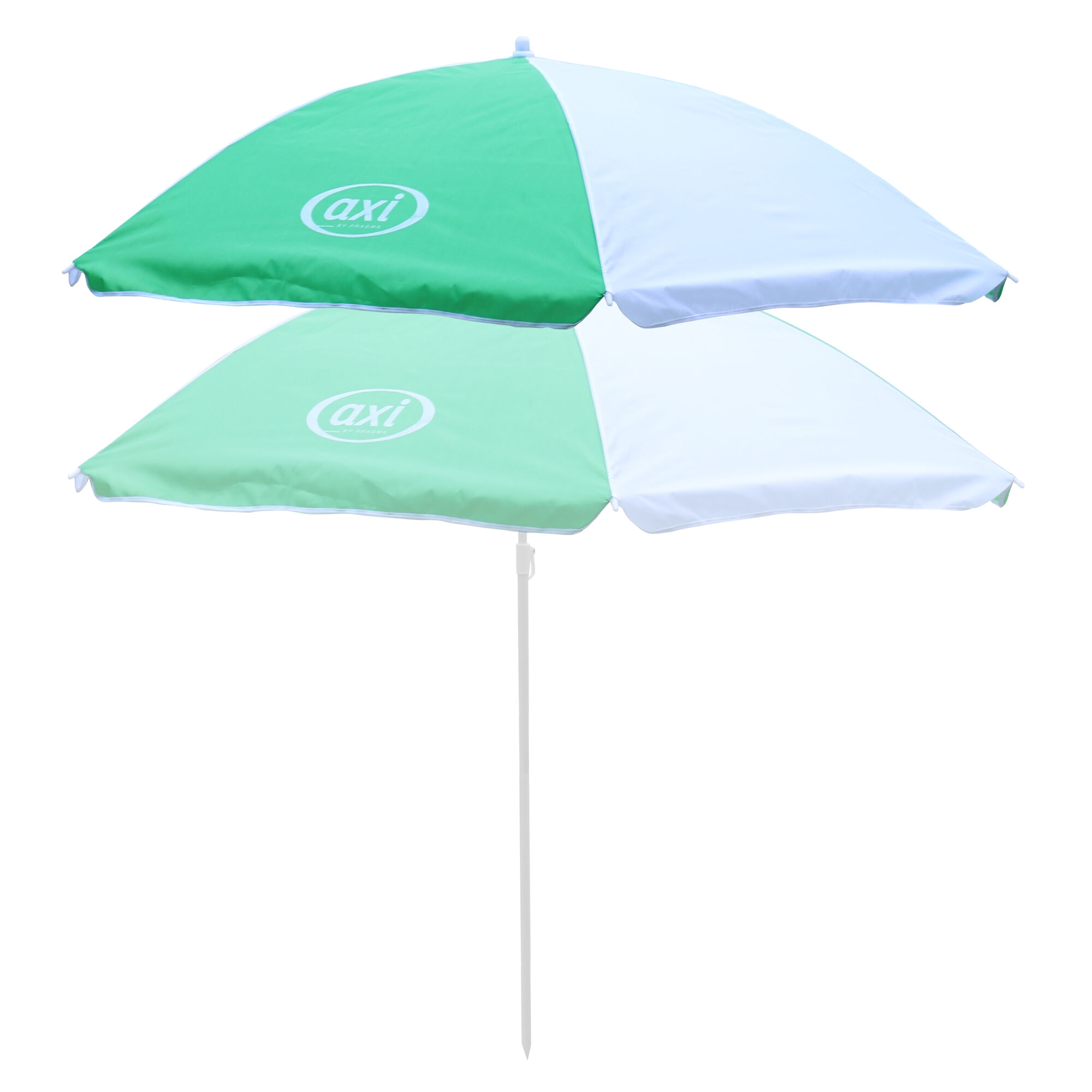 AXI Parasol Parasol âŒ€125 cm Groen/wit