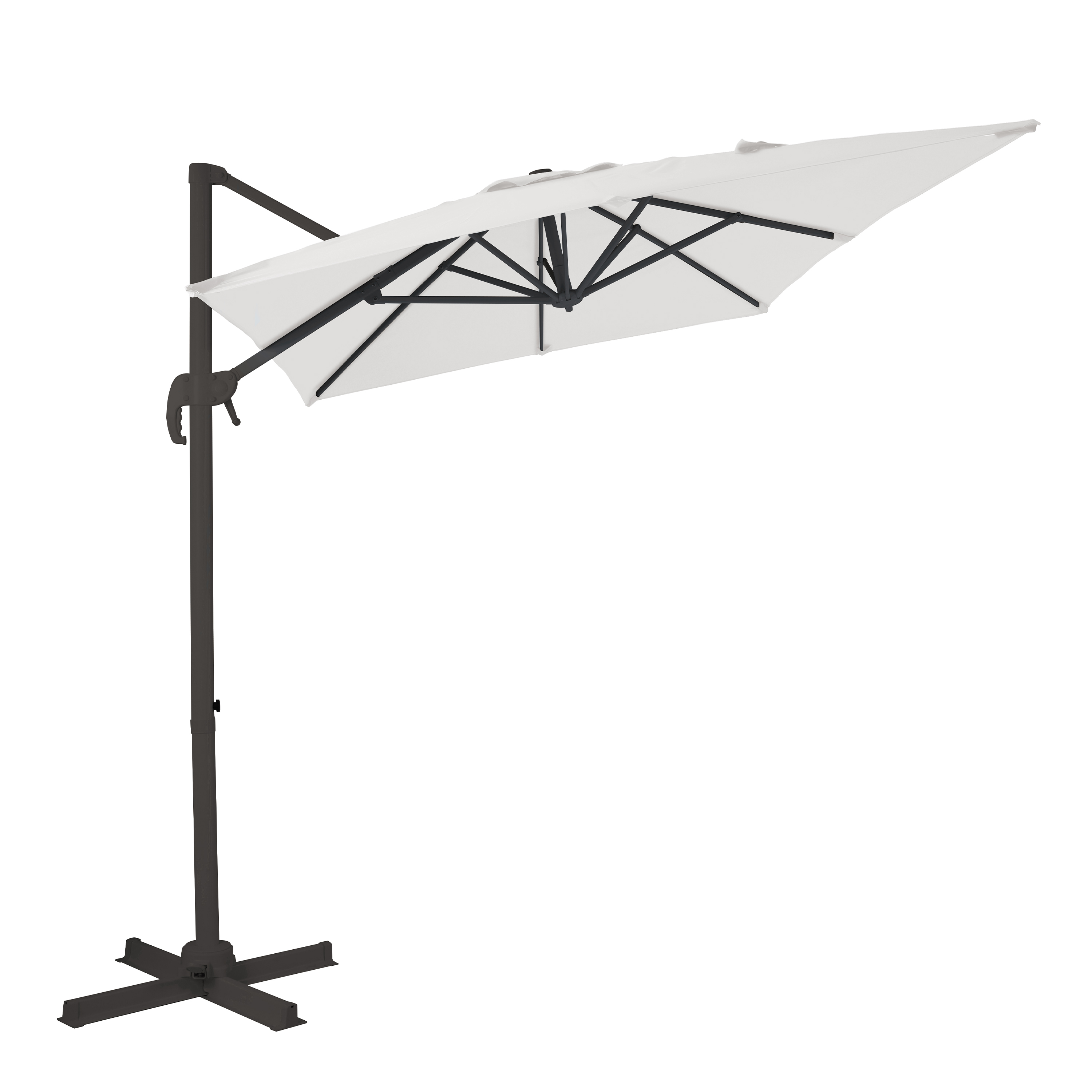 AXI Coco Floating Parasol 200x300 Anthracite/Beige