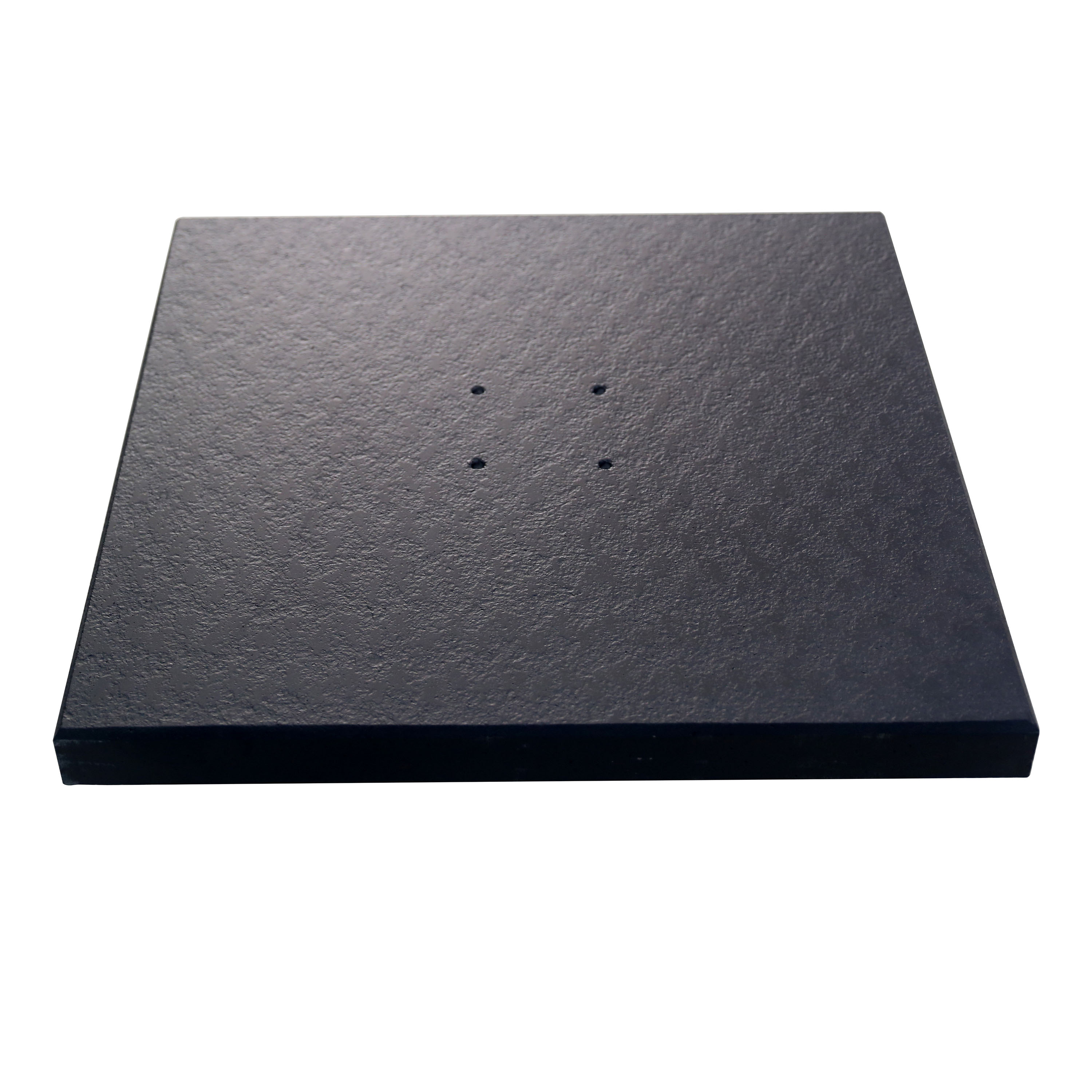 AXI Granite Parasol Base with Wheels Black - 80 x 80 cm