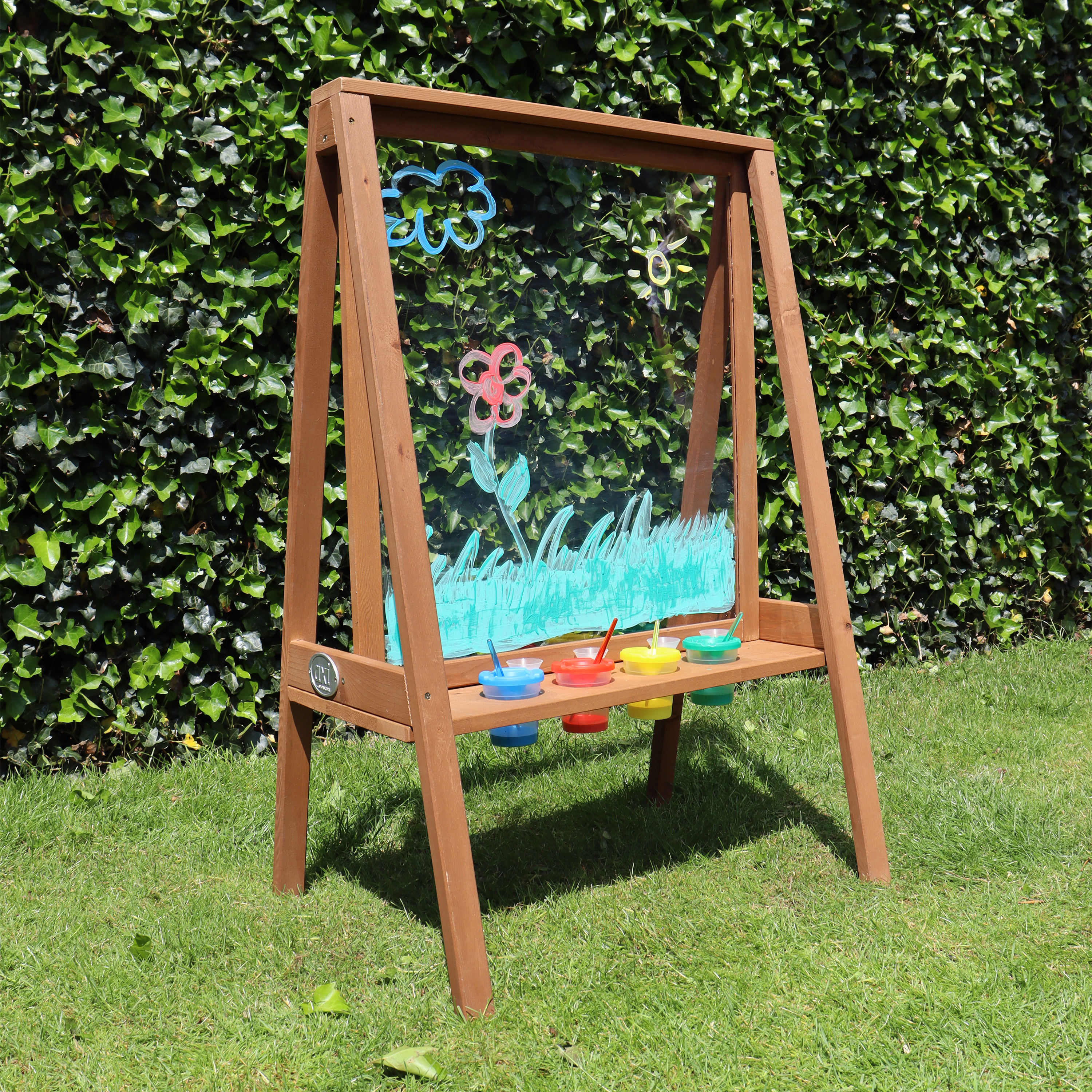 AXI Eric Activity Easel - Dark Brown