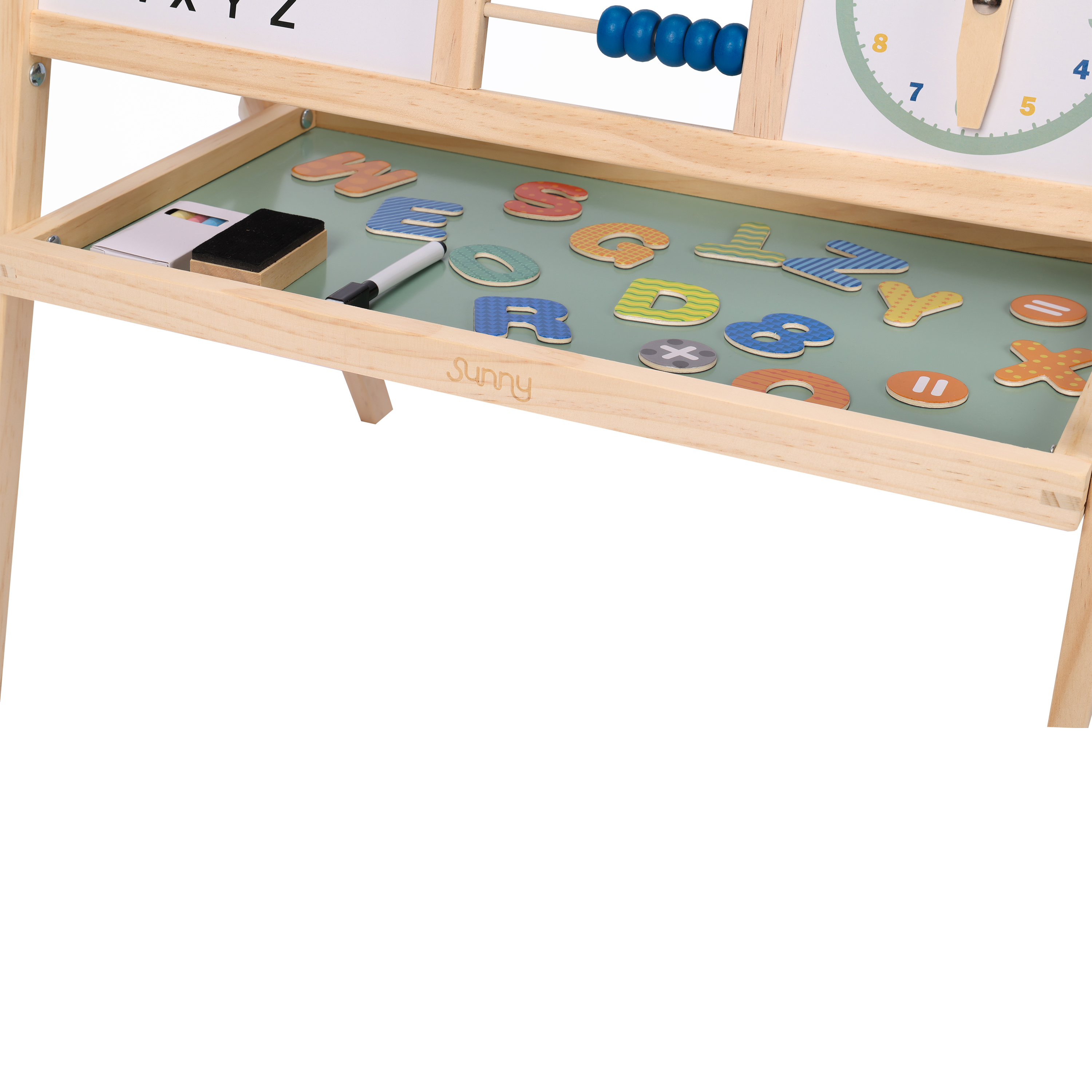 Sunny Nola Activity Easel - Natural Brown