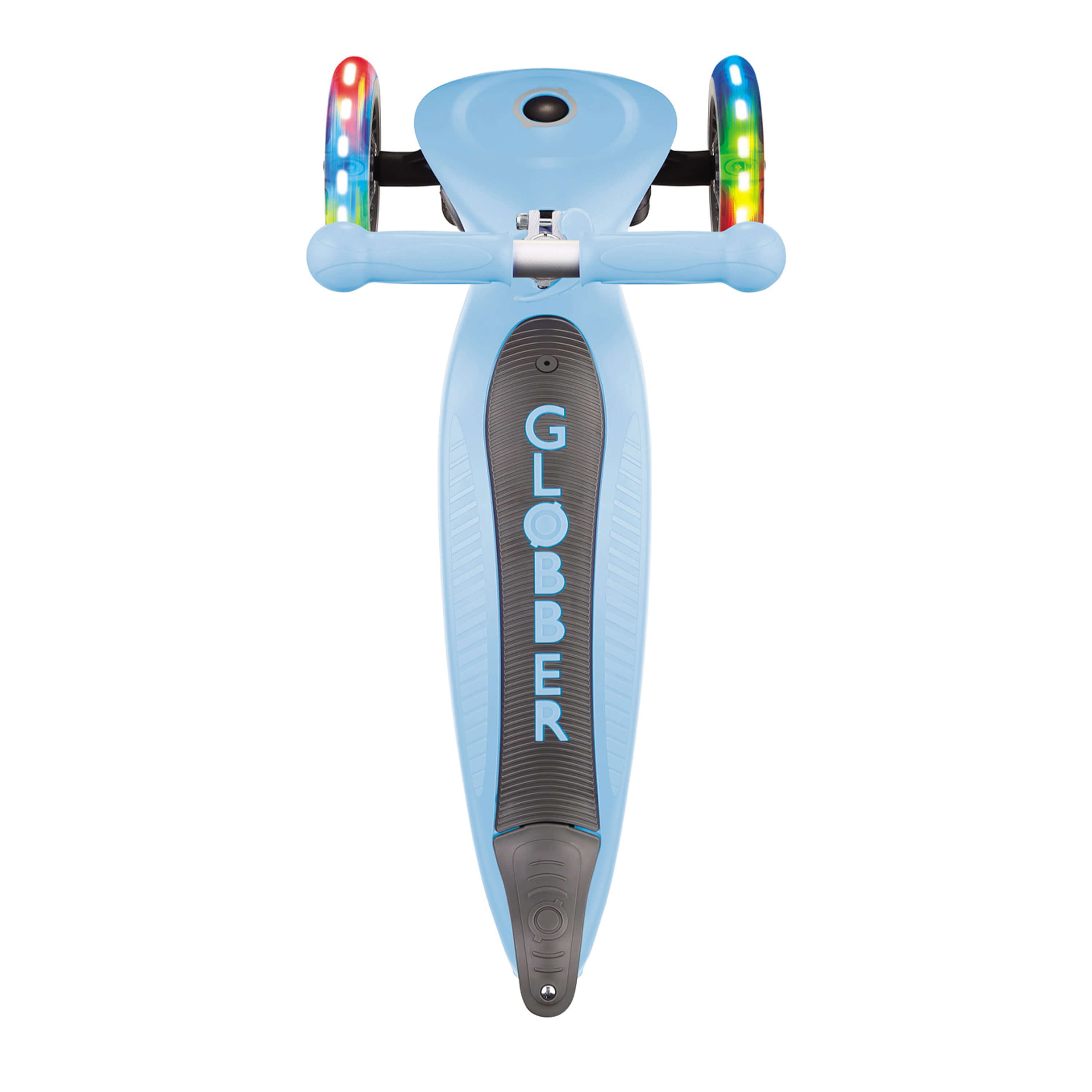 Globber Go Up Foldable Plus Lights 3-in-1 Step Pastel Blauw