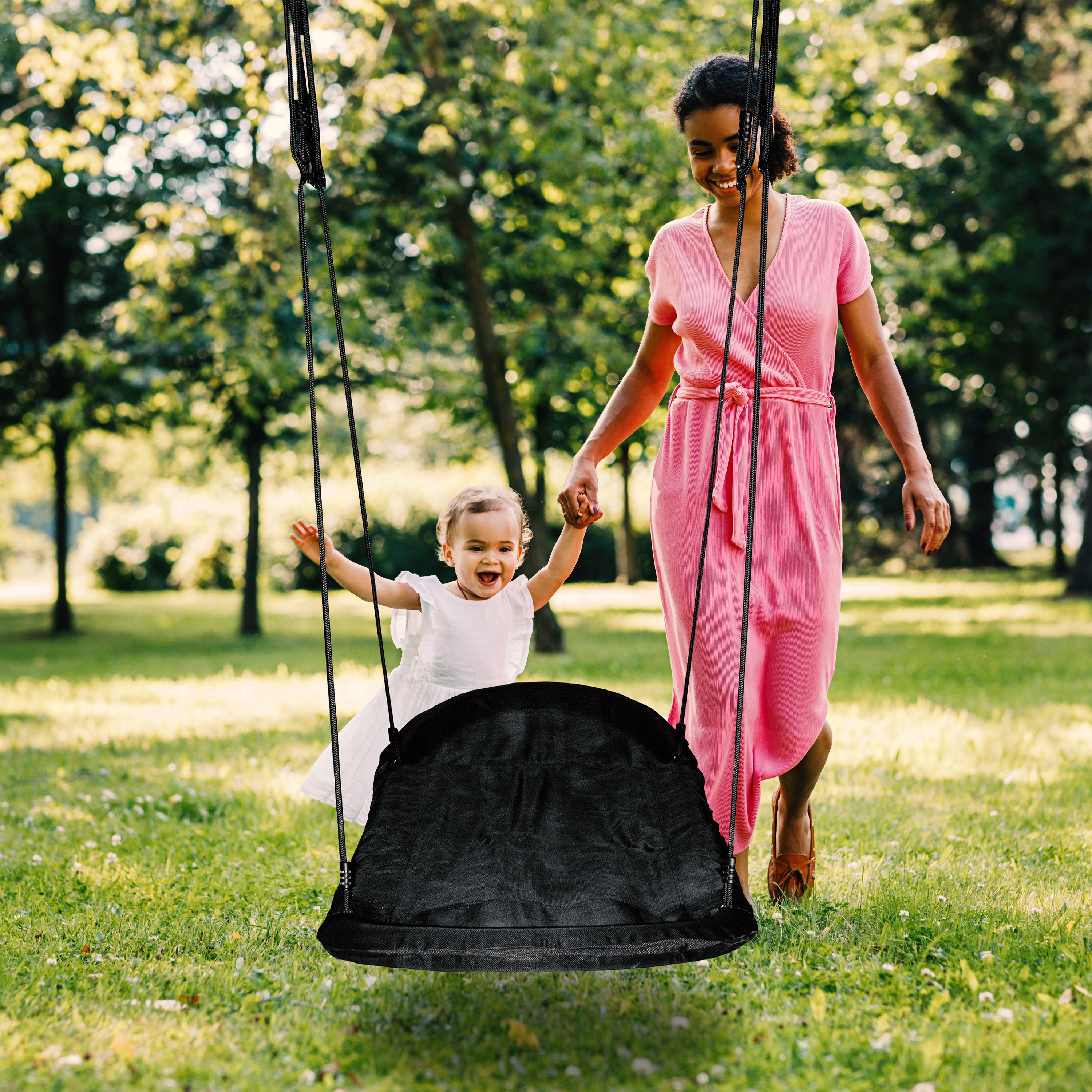 AXI Beach Tower with Roxy Nest Swing Set Brown - Red Slide