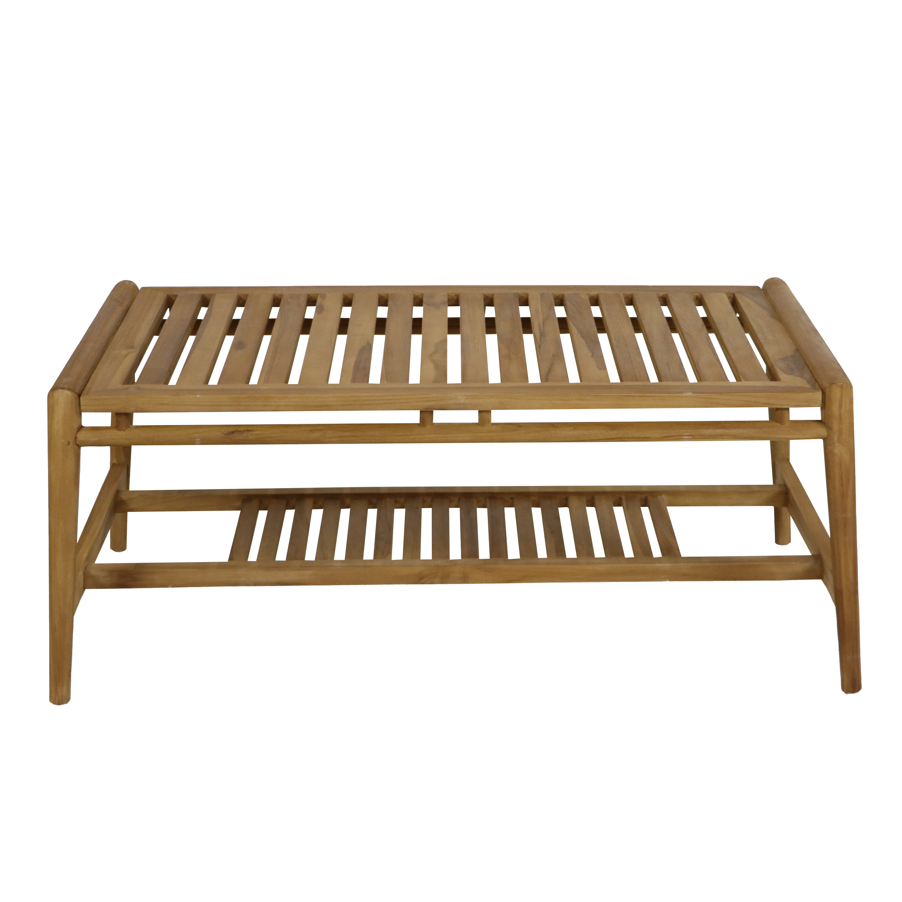 AXI June Lounge Set 4-piece with bench. table & 2 chairs - Teak/Cream-8720365066191 AXI June Lounge Set 4-piece with bench. table & 2 chairs - Teak/Cream