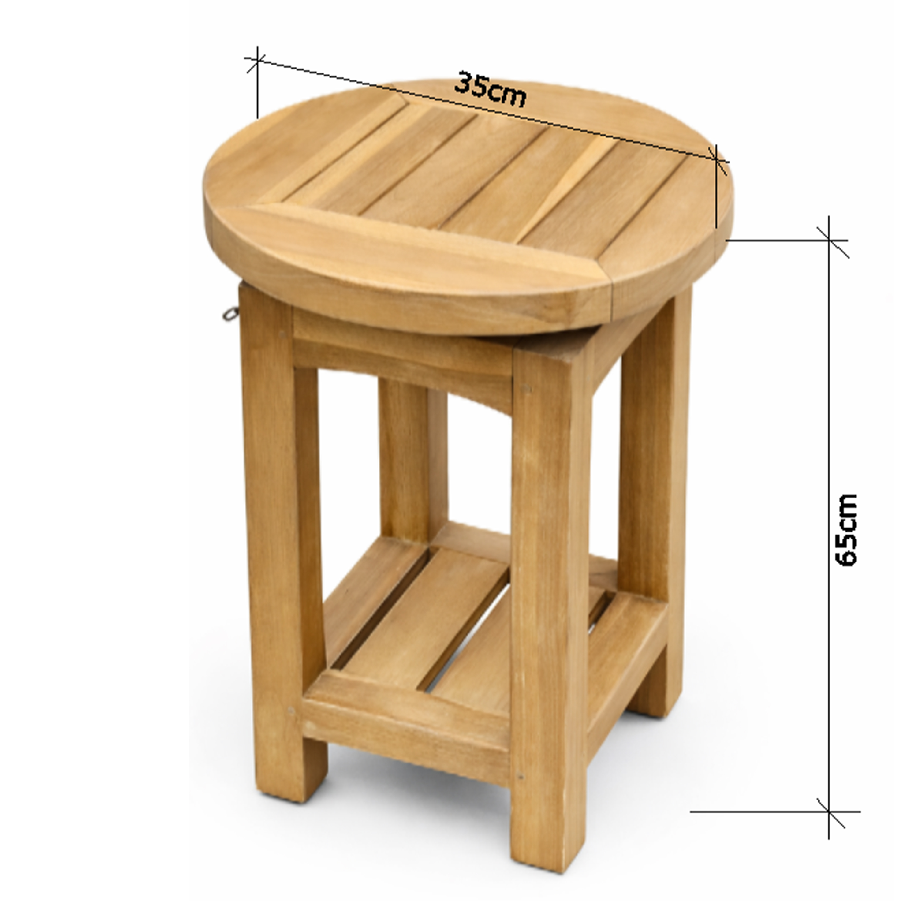 AXI Nomani Teak Stool