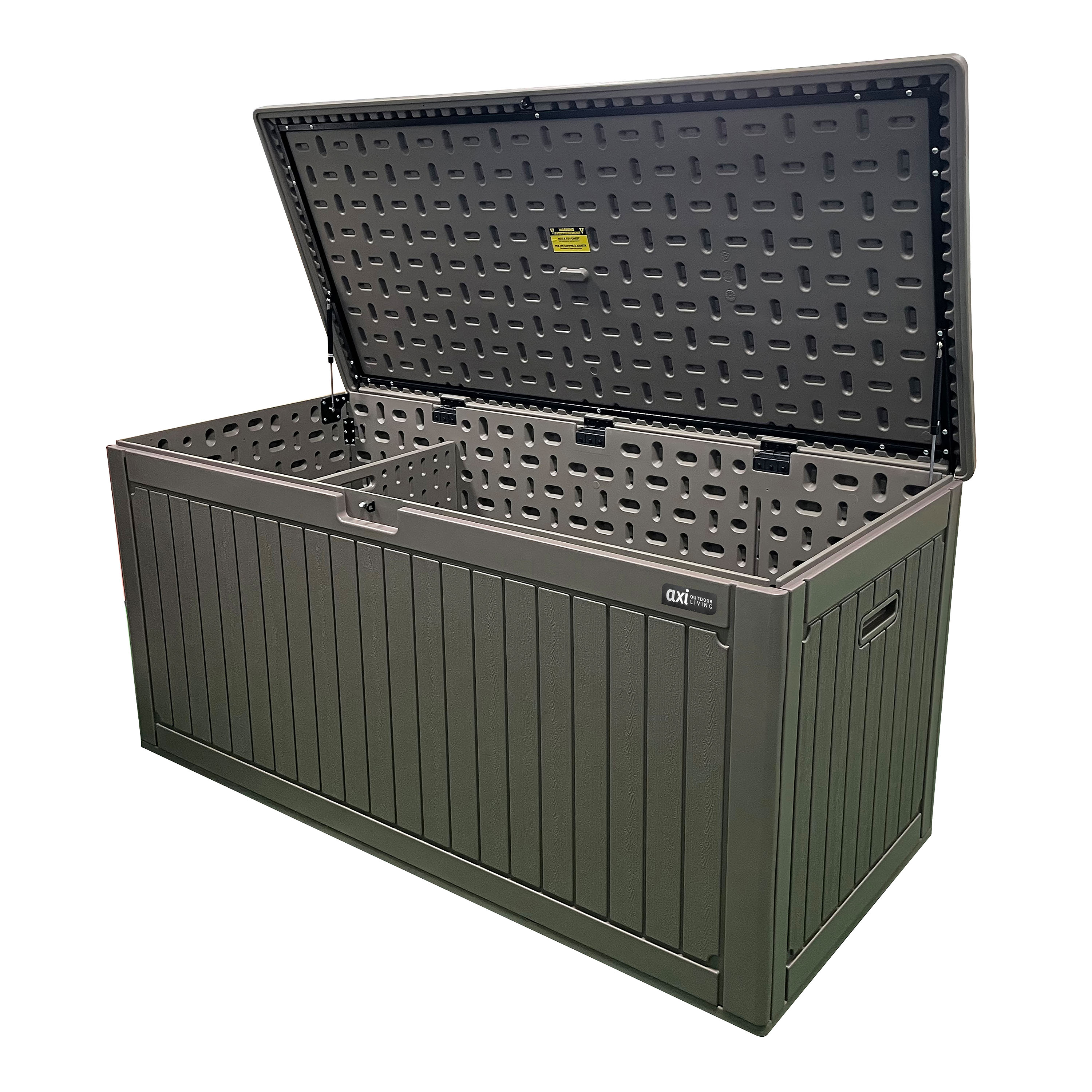 AXI Mike Plastic Storage Box 1000 Brown – 177x82x83cm