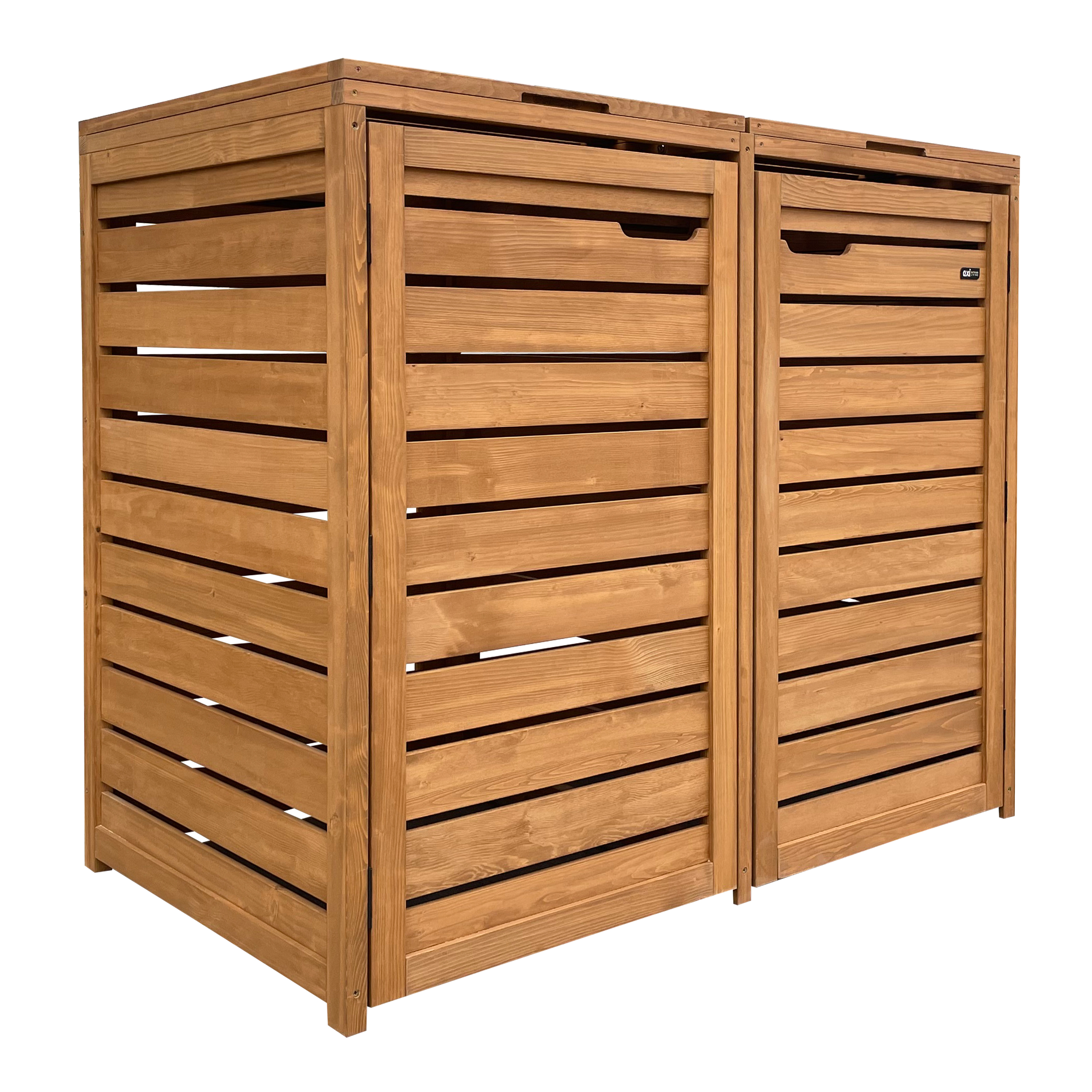 AXI Lex Wooden Bin Storage Brown – 2 bins