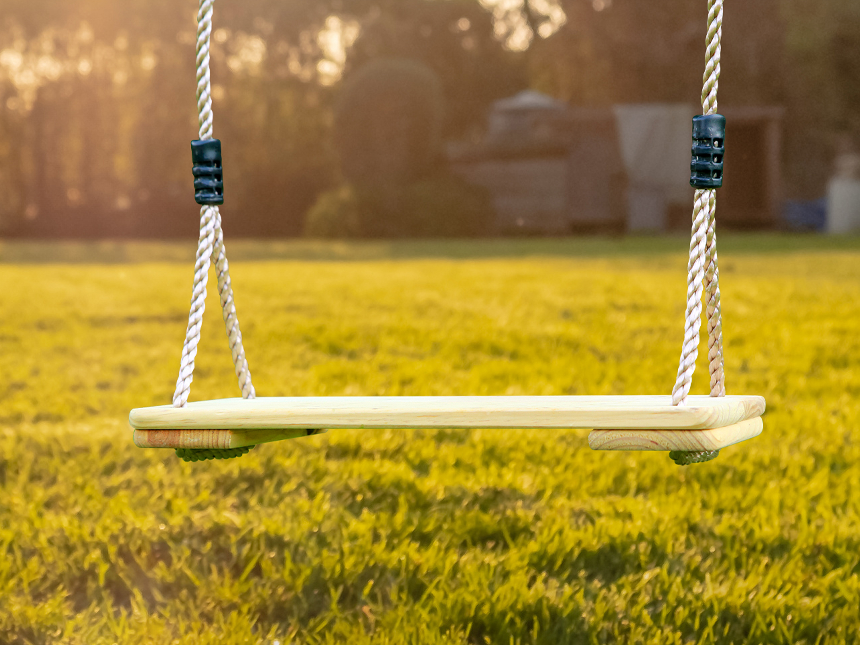 AXI Single Swing Set - White/Brown