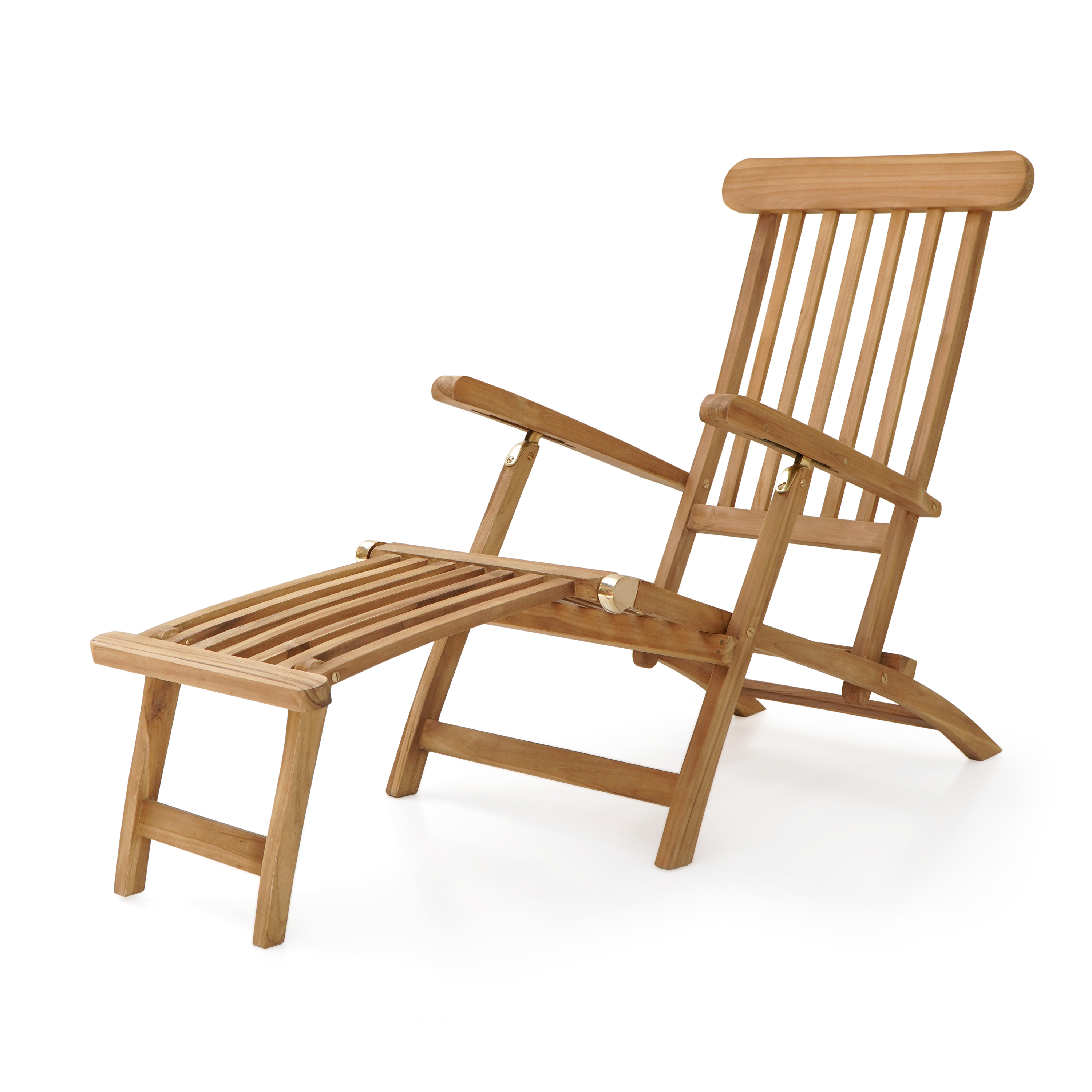 AXI Costa Deckchair Ligstoel Teak met kussen
