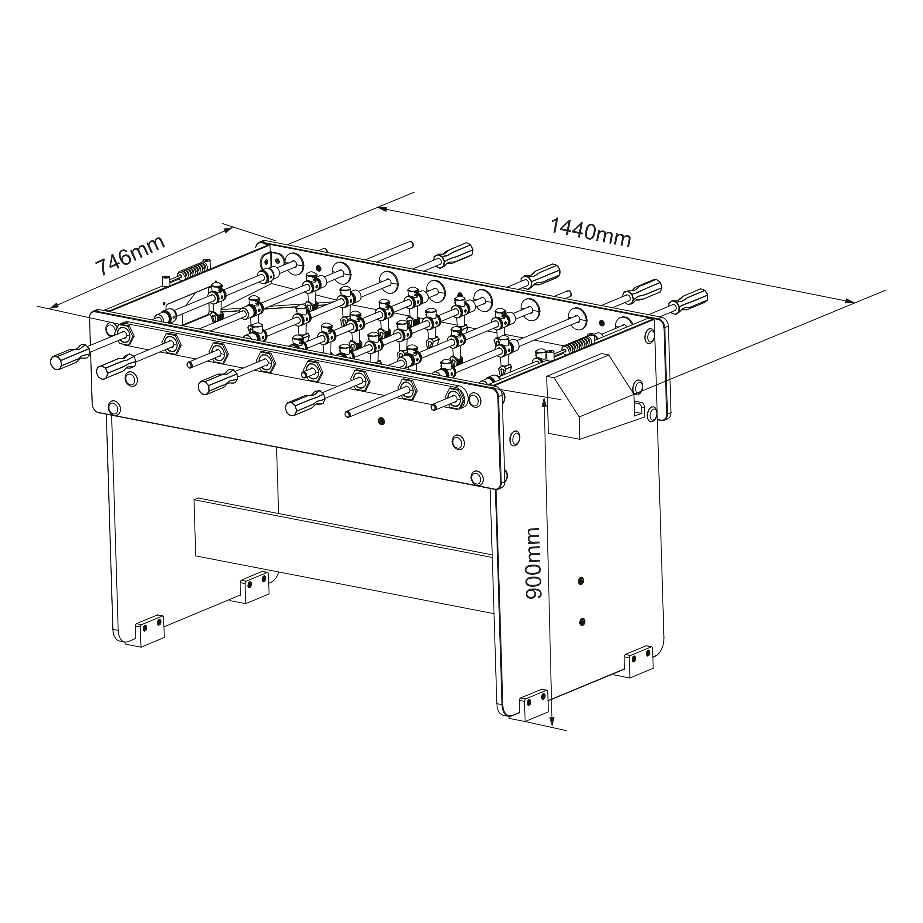 Cougar Prism Pro Elite Football Table