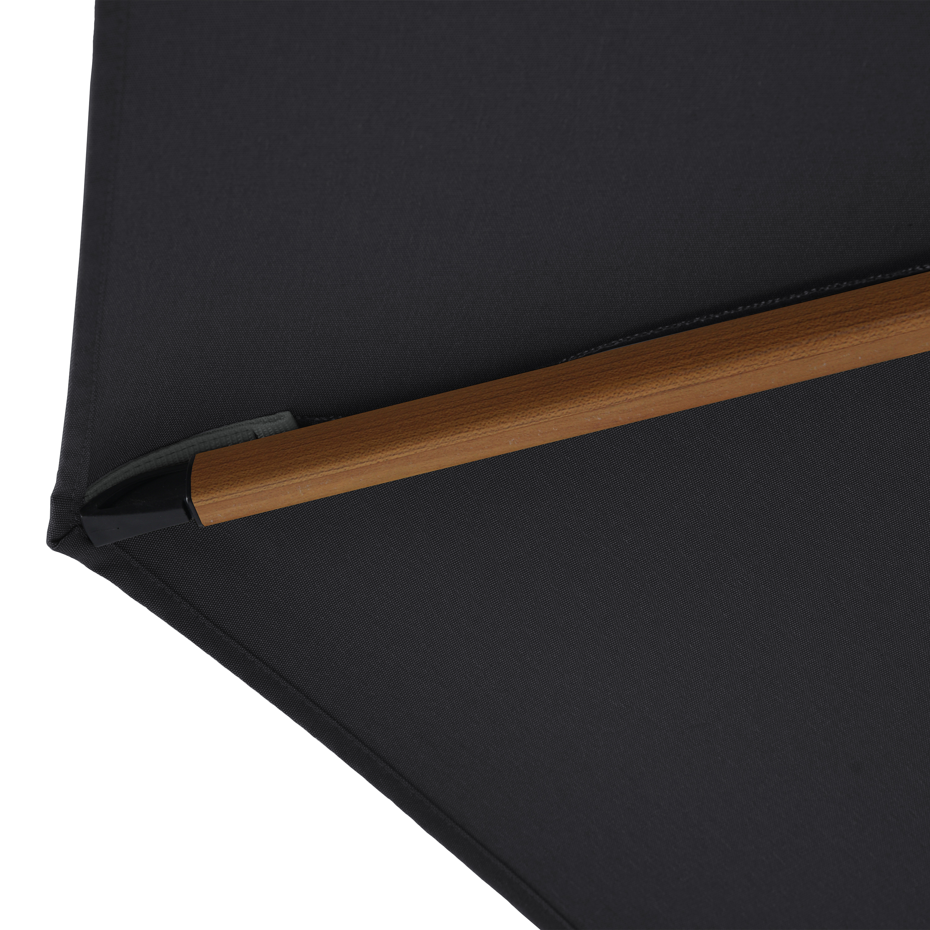 AXI Apollo Premium Zweefparasol 300x300cm Houtlook/grijs