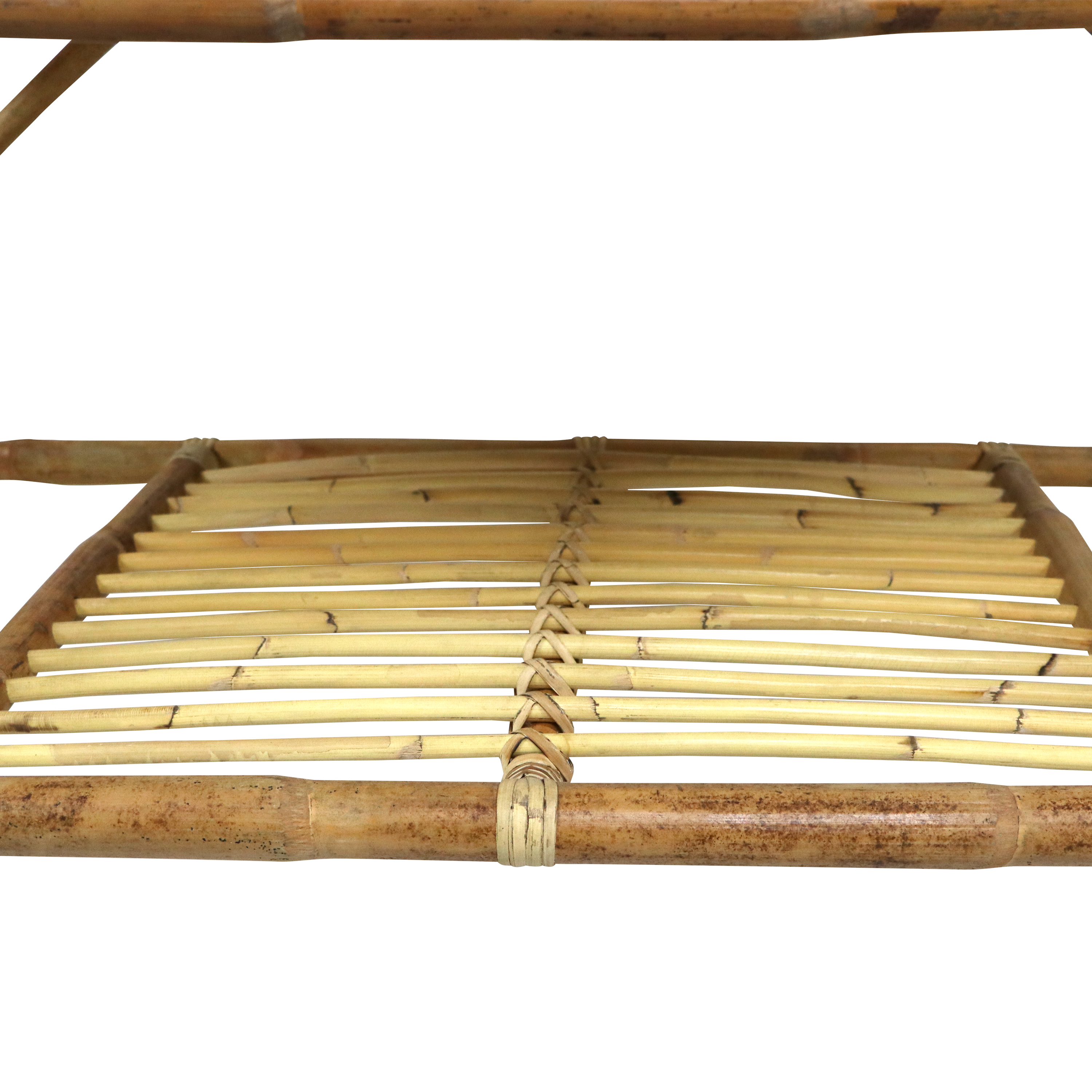 AXI Mary Rattan Lounge Set – 4-Piece with Sofa, Table, and 2 Chairs Natural/White
