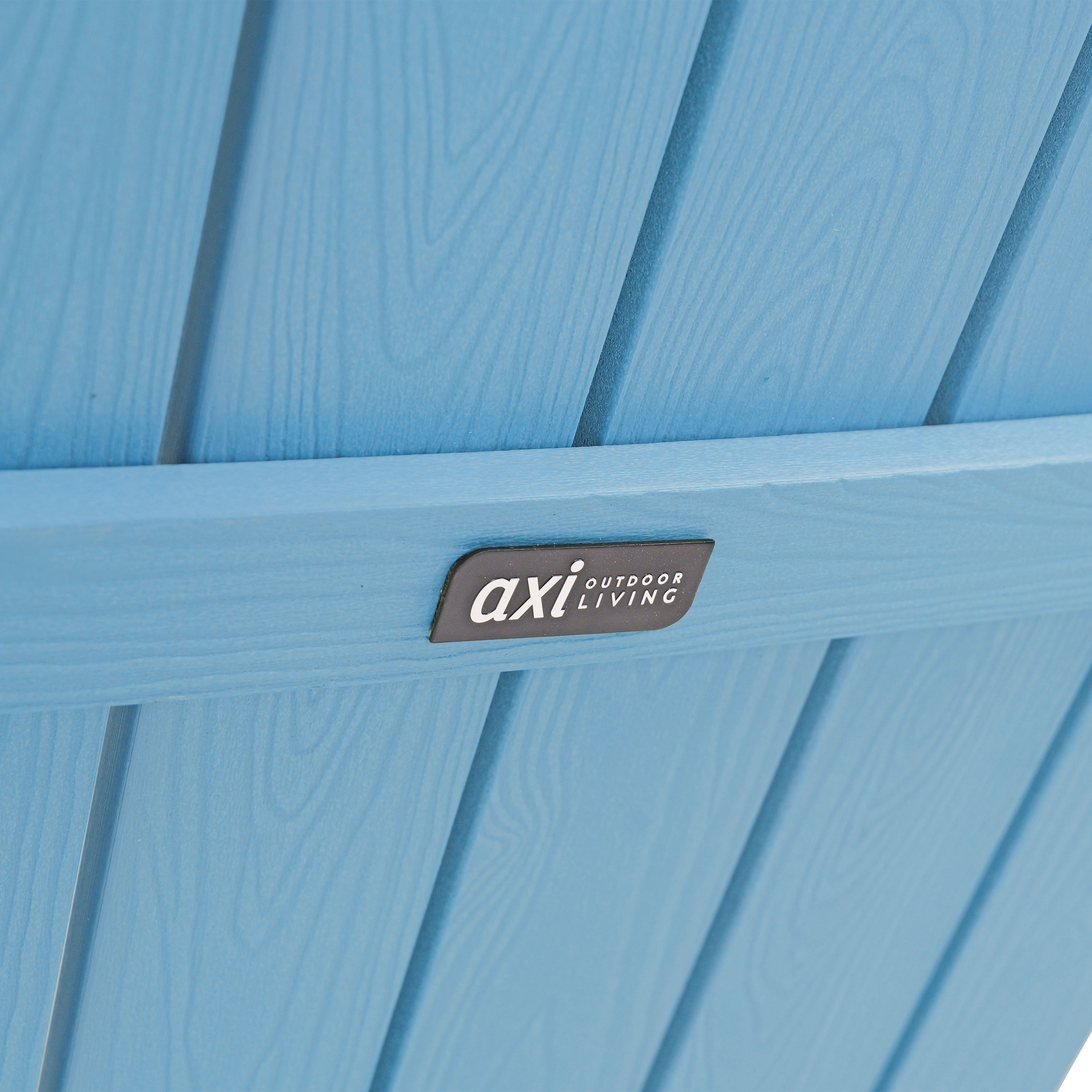 AXI Claire Folding Adirondack Chair Plastic Light Blue