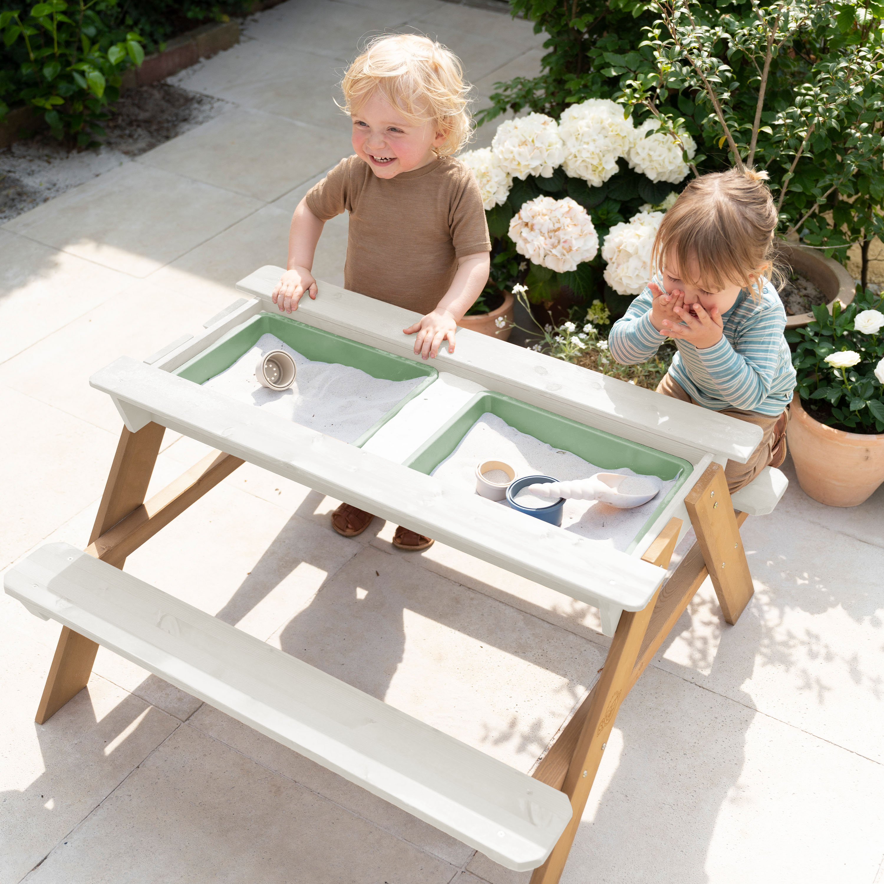 Sunny Dave Sand & Water Picknicktable - Beige