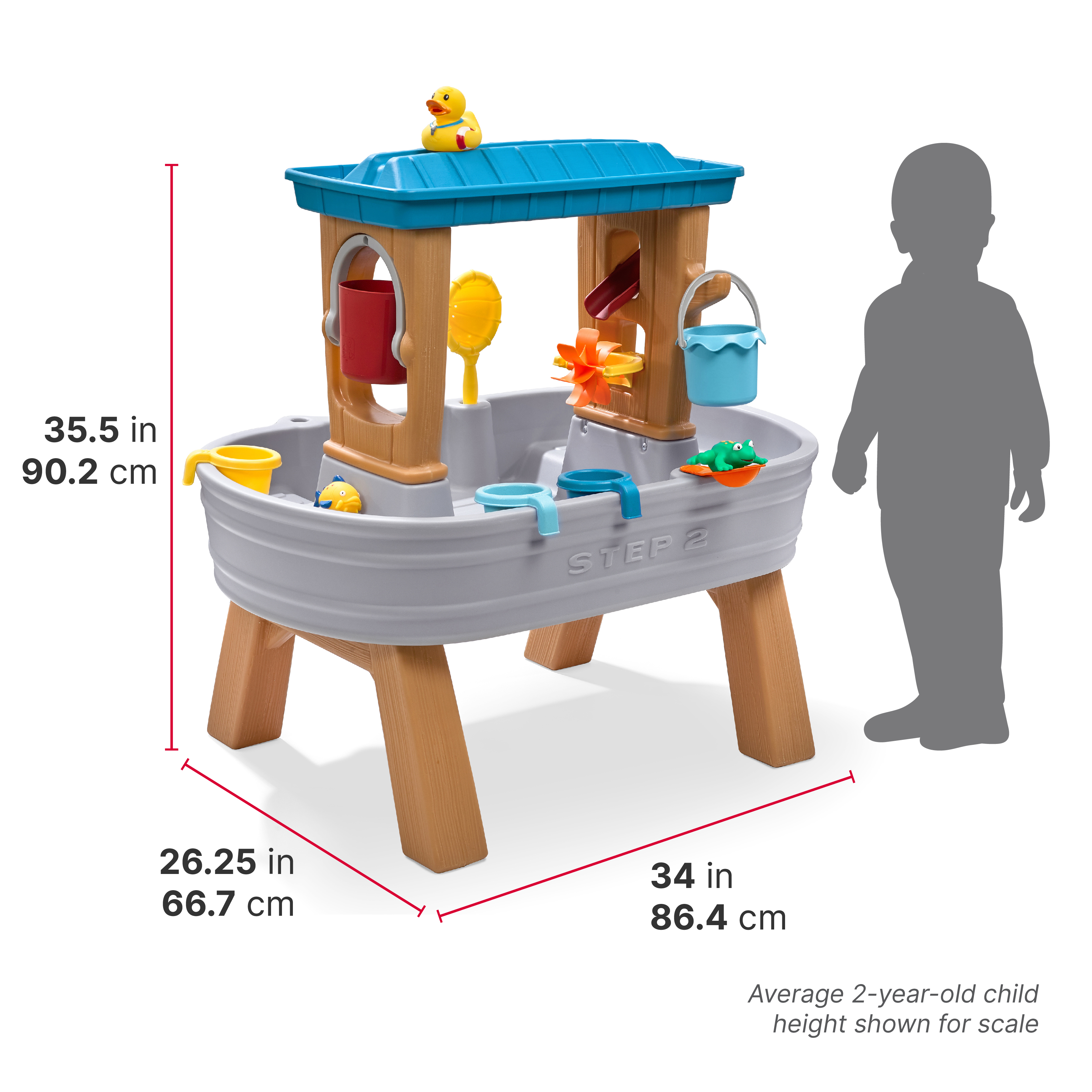Step2 Rain Showers Splash Tub Watertafel-0733538420698 Step2 Rain Showers Splash Tub Watertafel