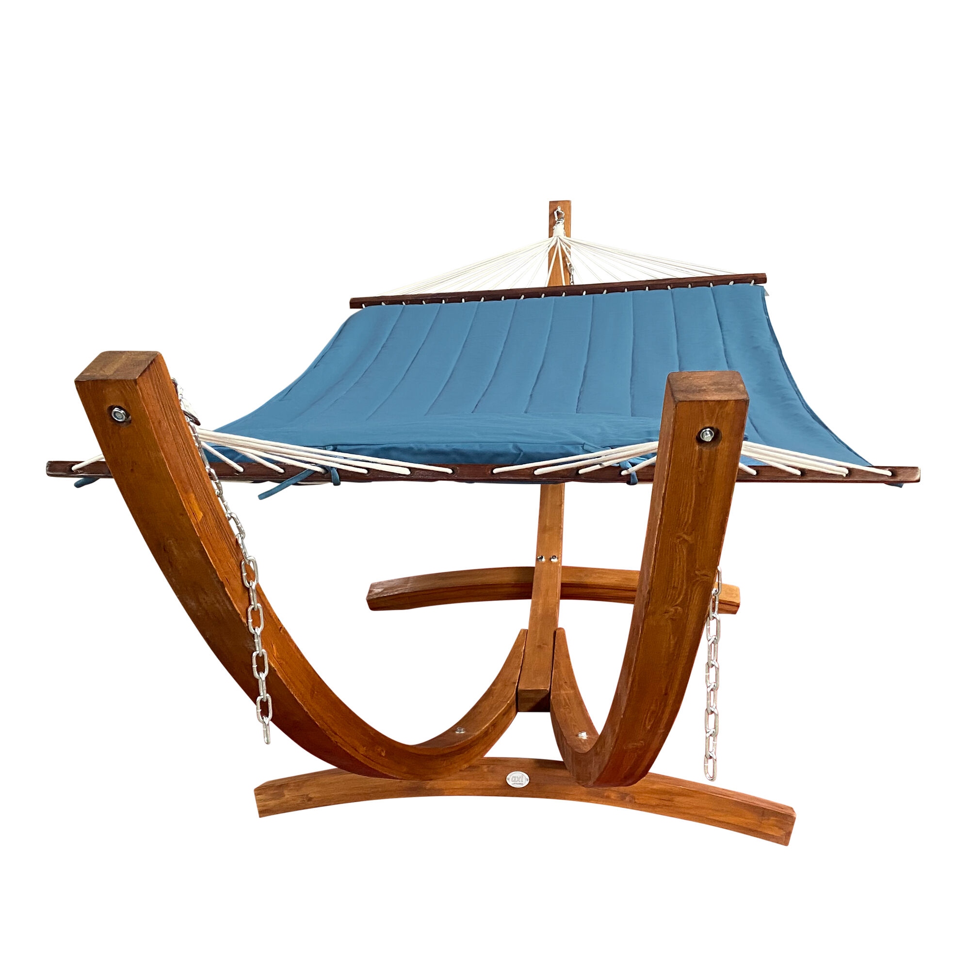 AXI Hawaii Hangmat set - Blauwe hangmat met houten frame-8720365060885 AXI Hawaii Hangmat set - Blauwe hangmat met houten frame
