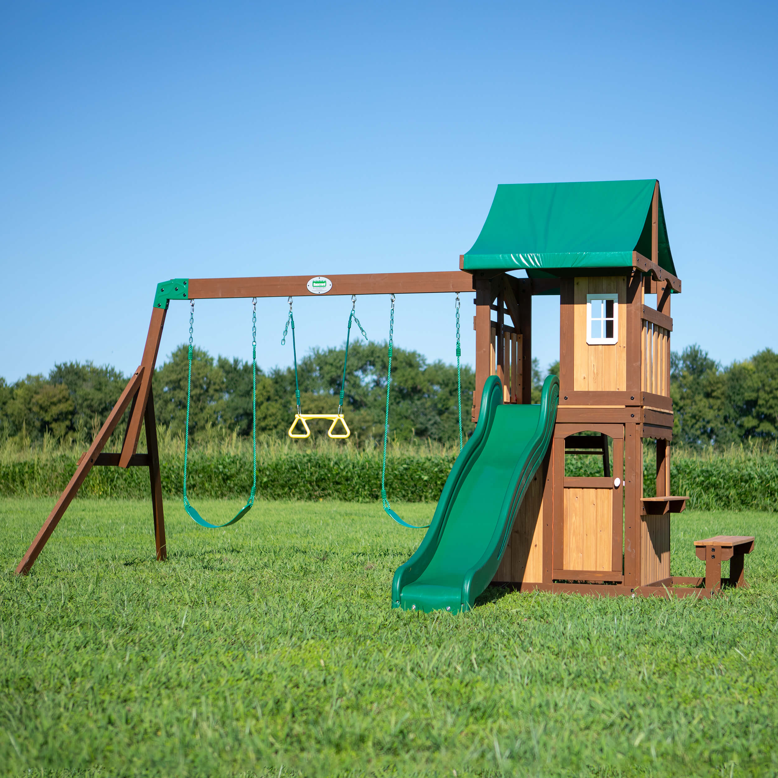 Backyard Discovery Lakewood Speeltoren met Schommels en Glijbaan