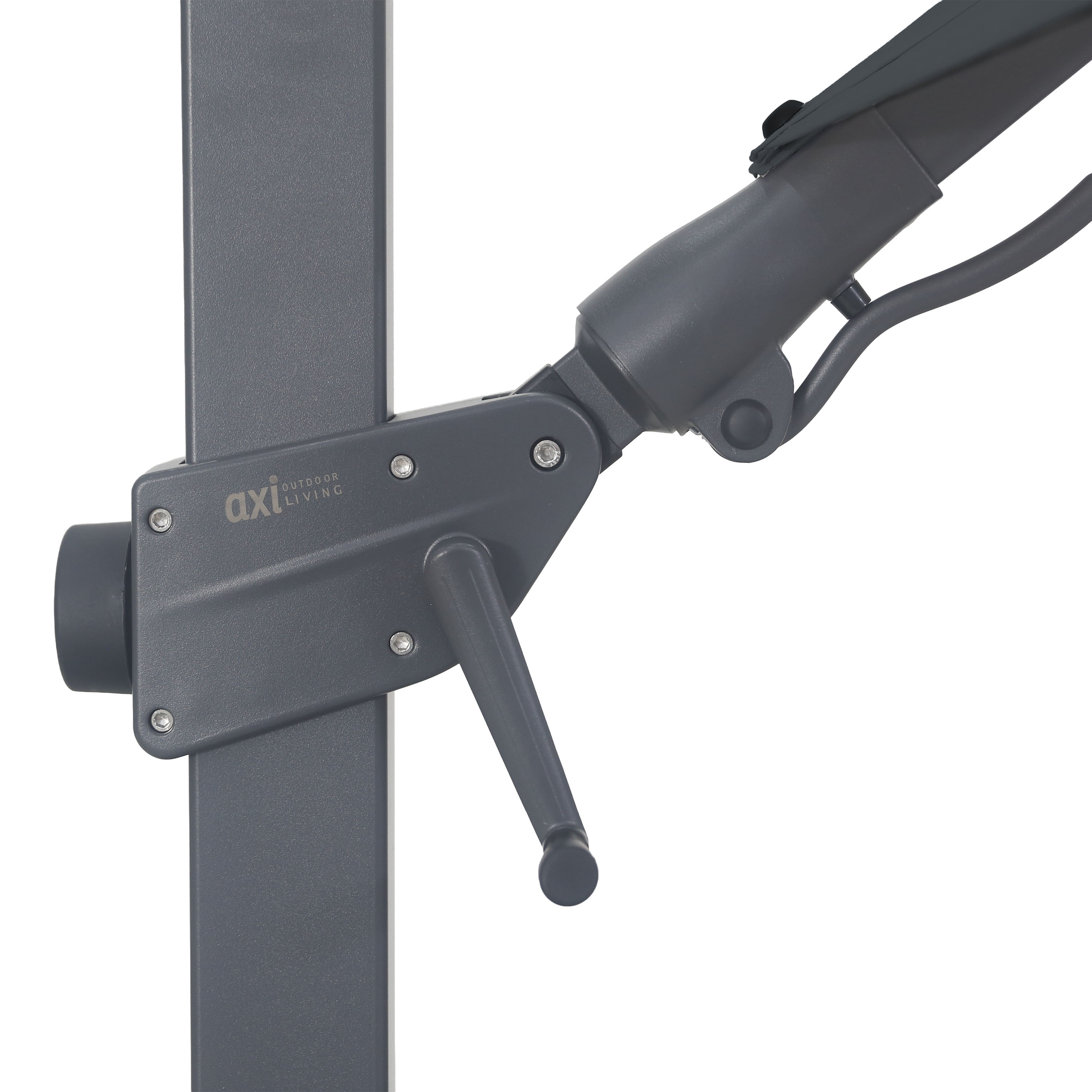 AXI Solis Cantilever Parasol Ø 300cm Anthracite/Grey