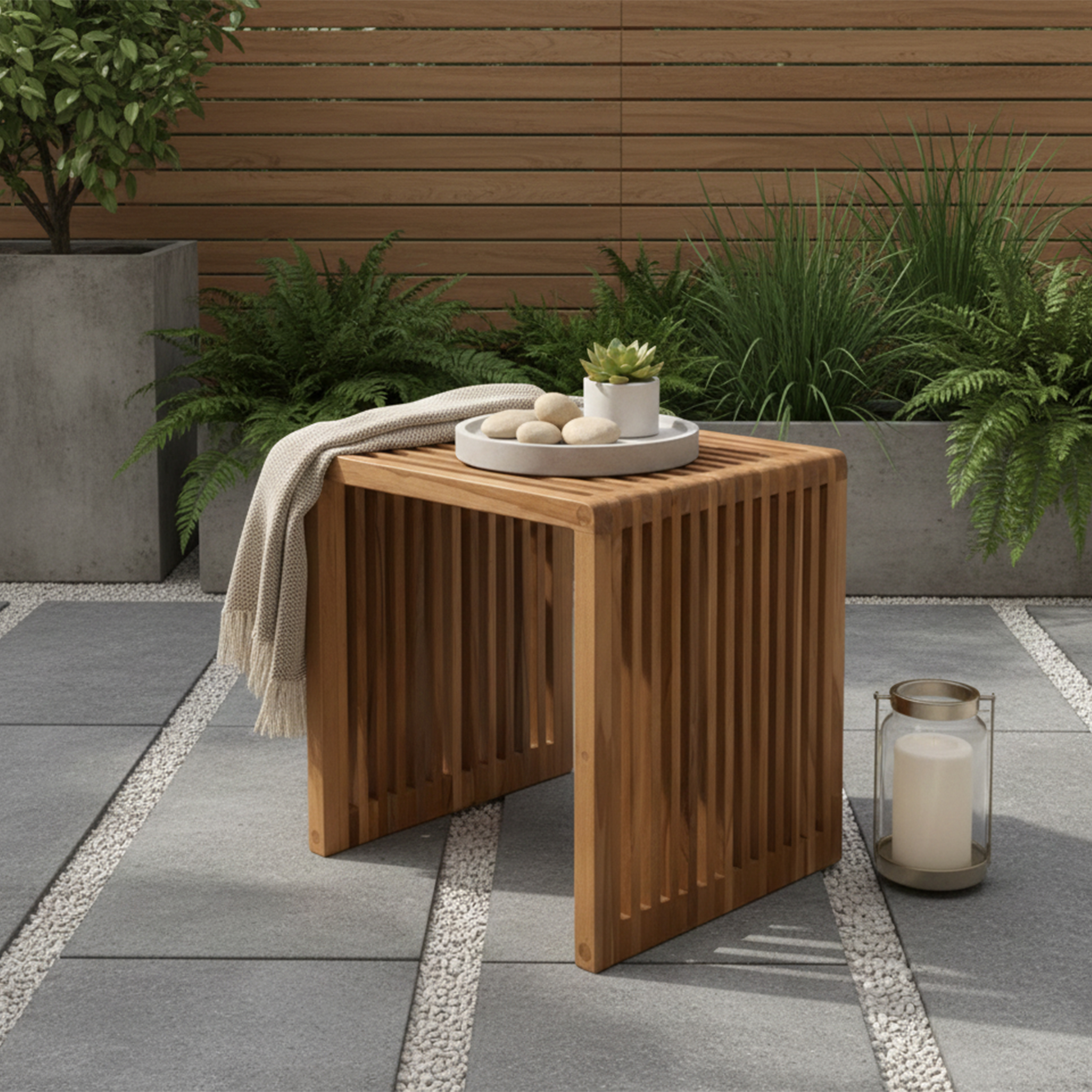 AXI Liane Teak Side Table