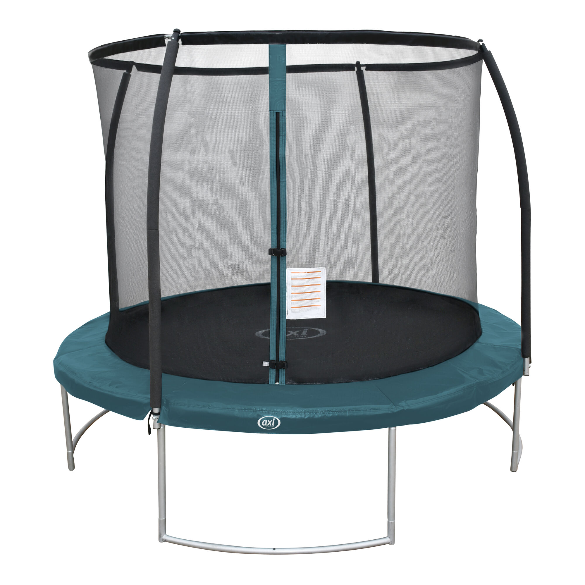 AXI Boston Trampoline met veiligheidsnet 244 cm Green - Inground & Onground op palen Rond 8ft