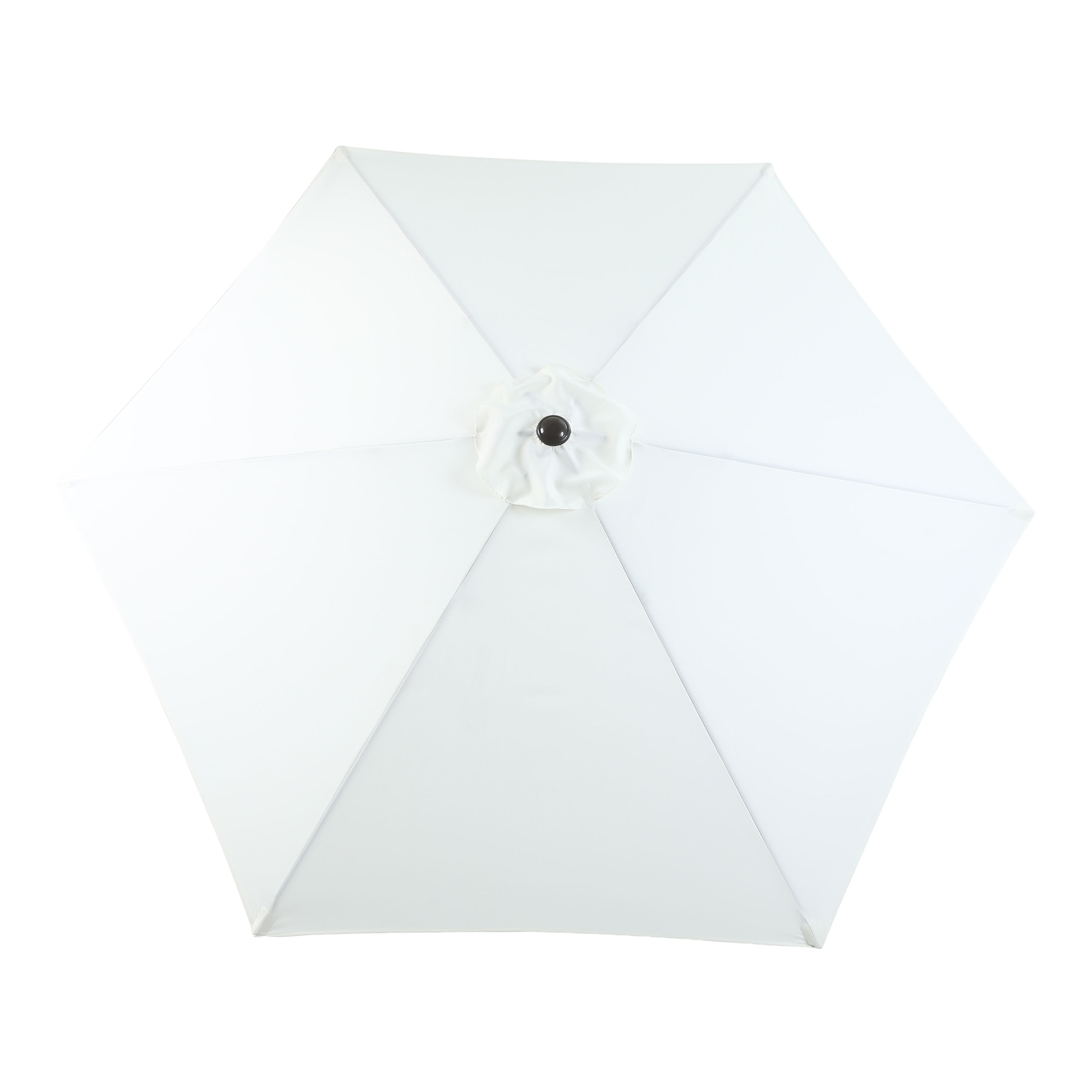 AXI Noor Centre Pole Parasol Ø 300cm incl. parasol base Oak-look/Beige