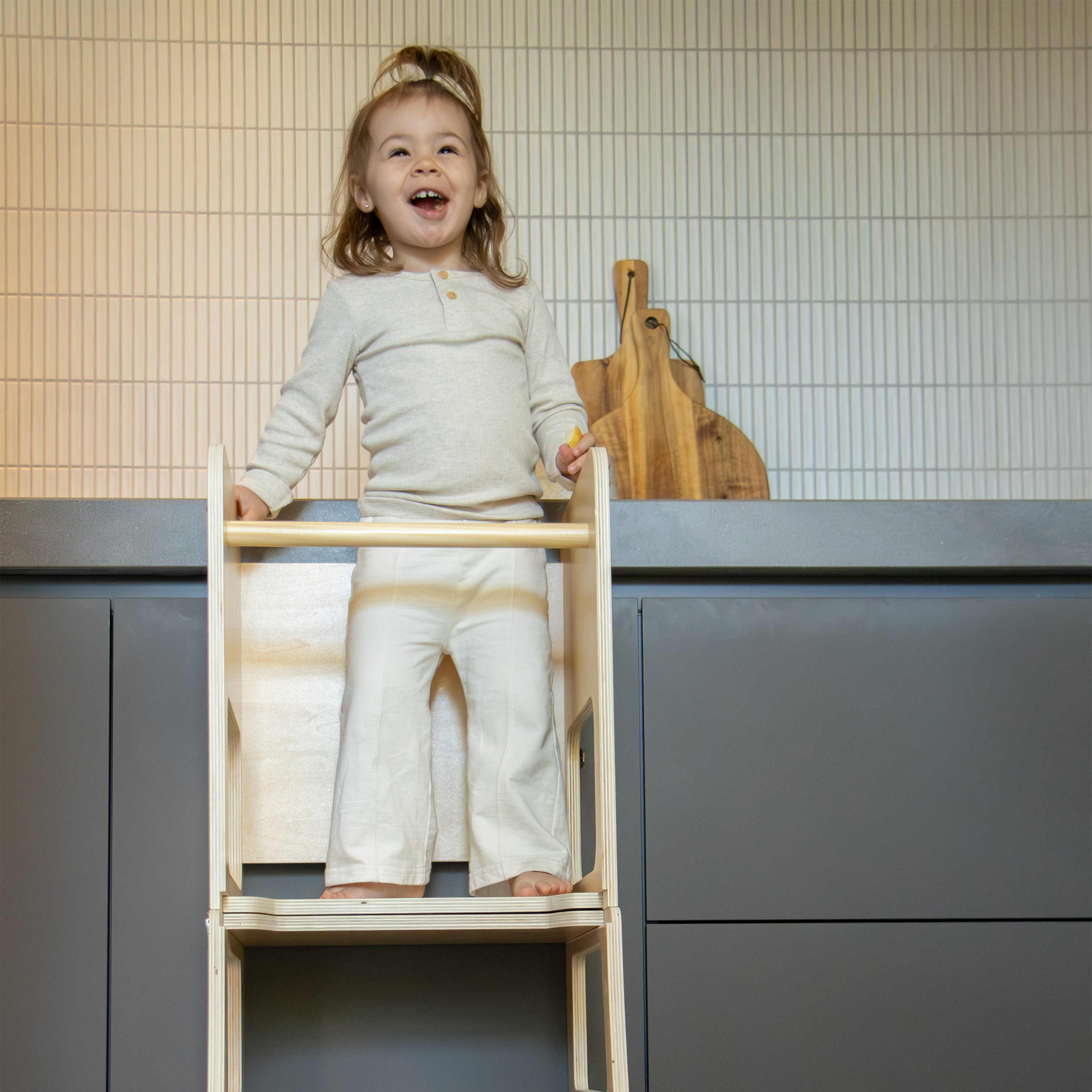 Sunny Mae Learning Tower 2-in-1 Natural