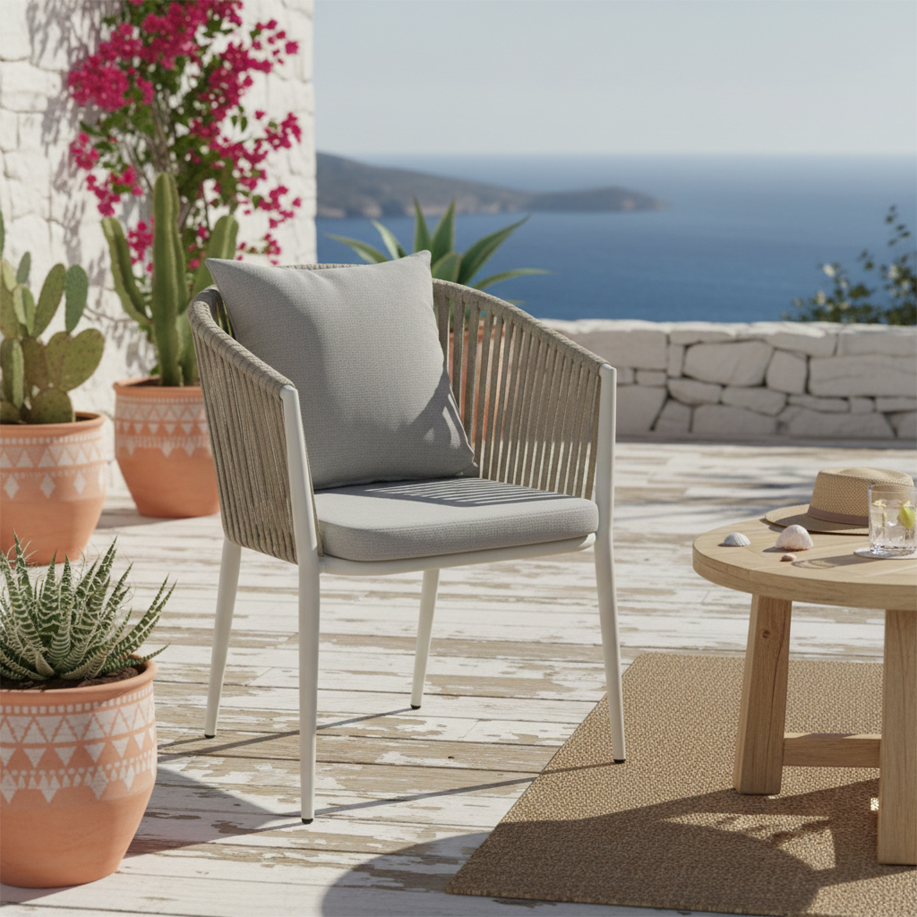 AXI Faye Chairs Beige – Set 6 pieces