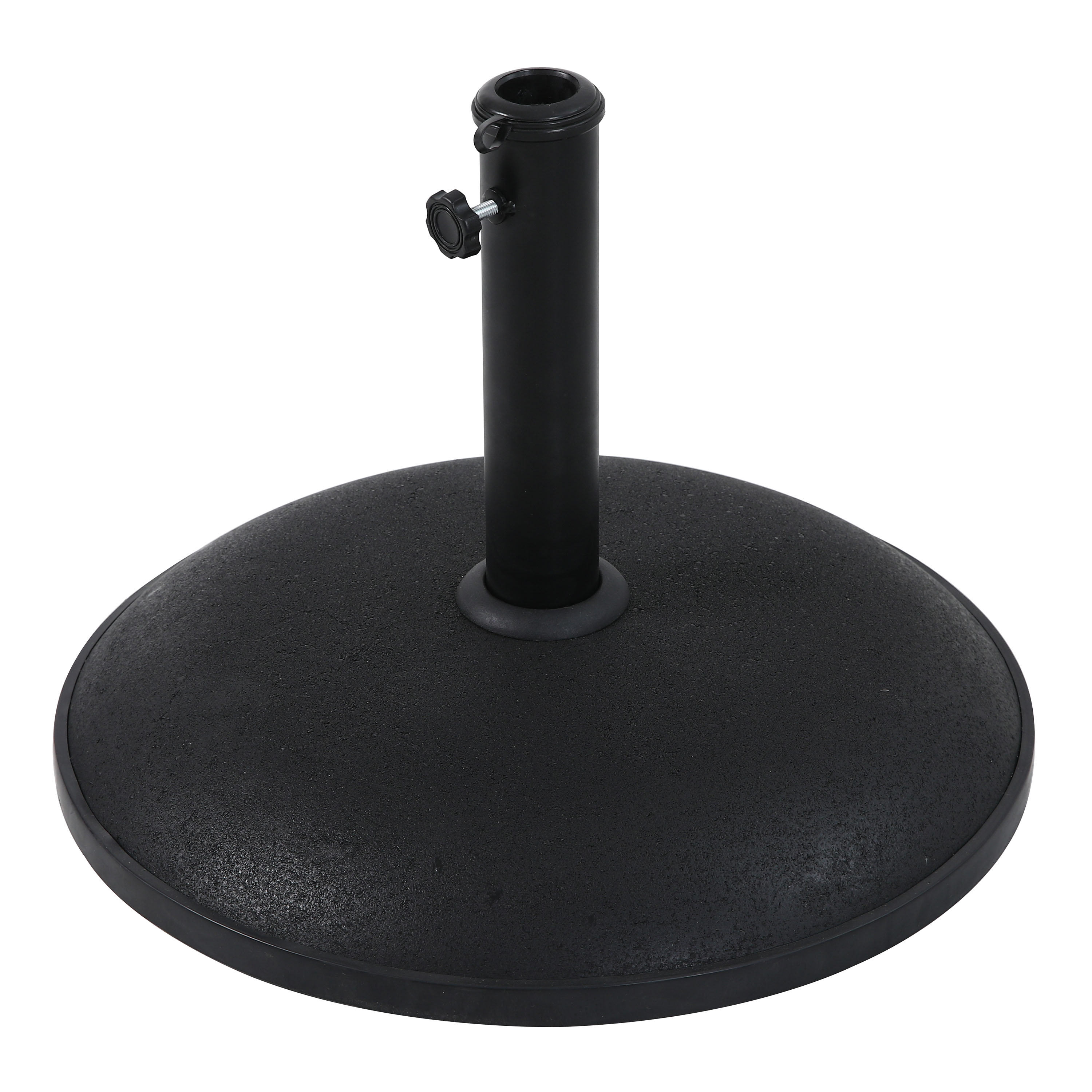 AXI Round Concrete Parasol Base 50 cm Black