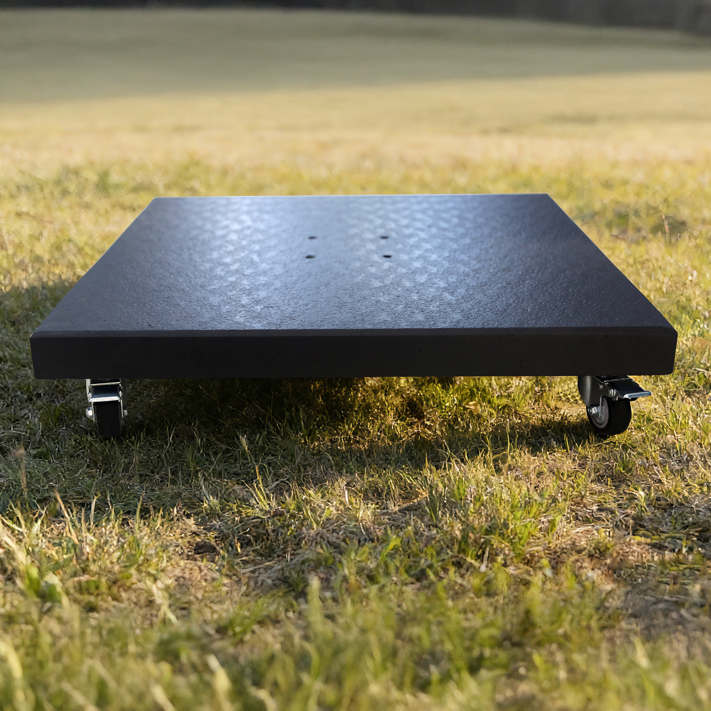 AXI Granite Parasol Base with Wheels Black