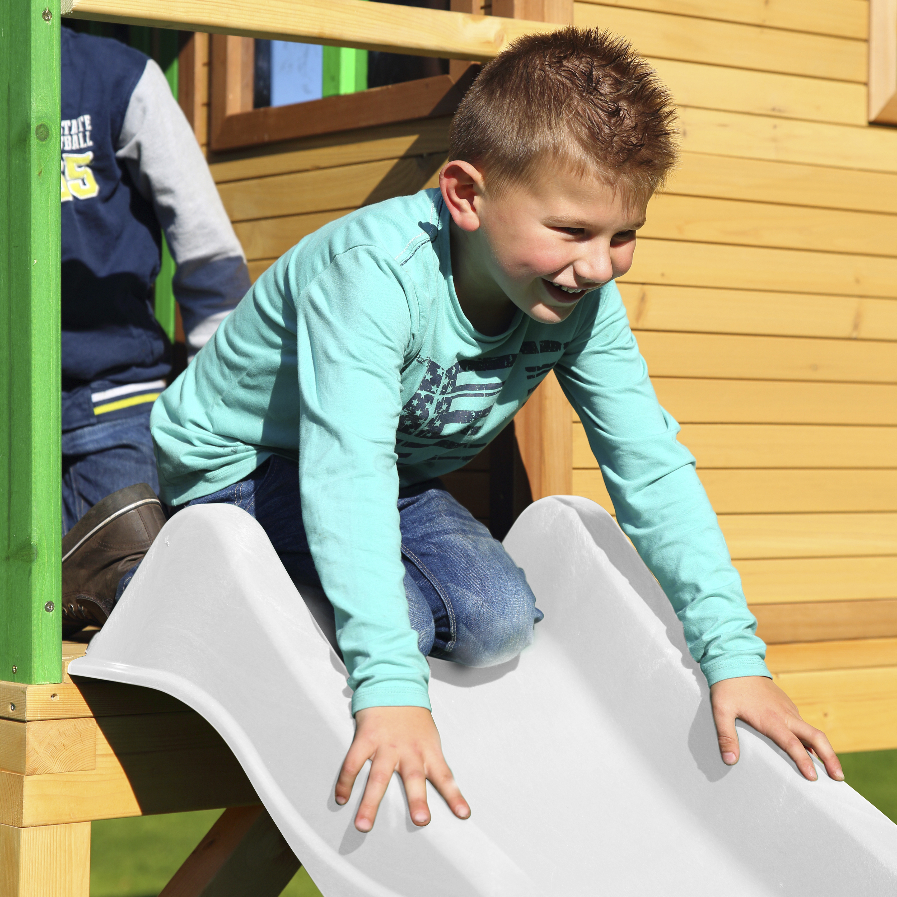 AXI Sarah Playhouse Brown/Green - White Slide