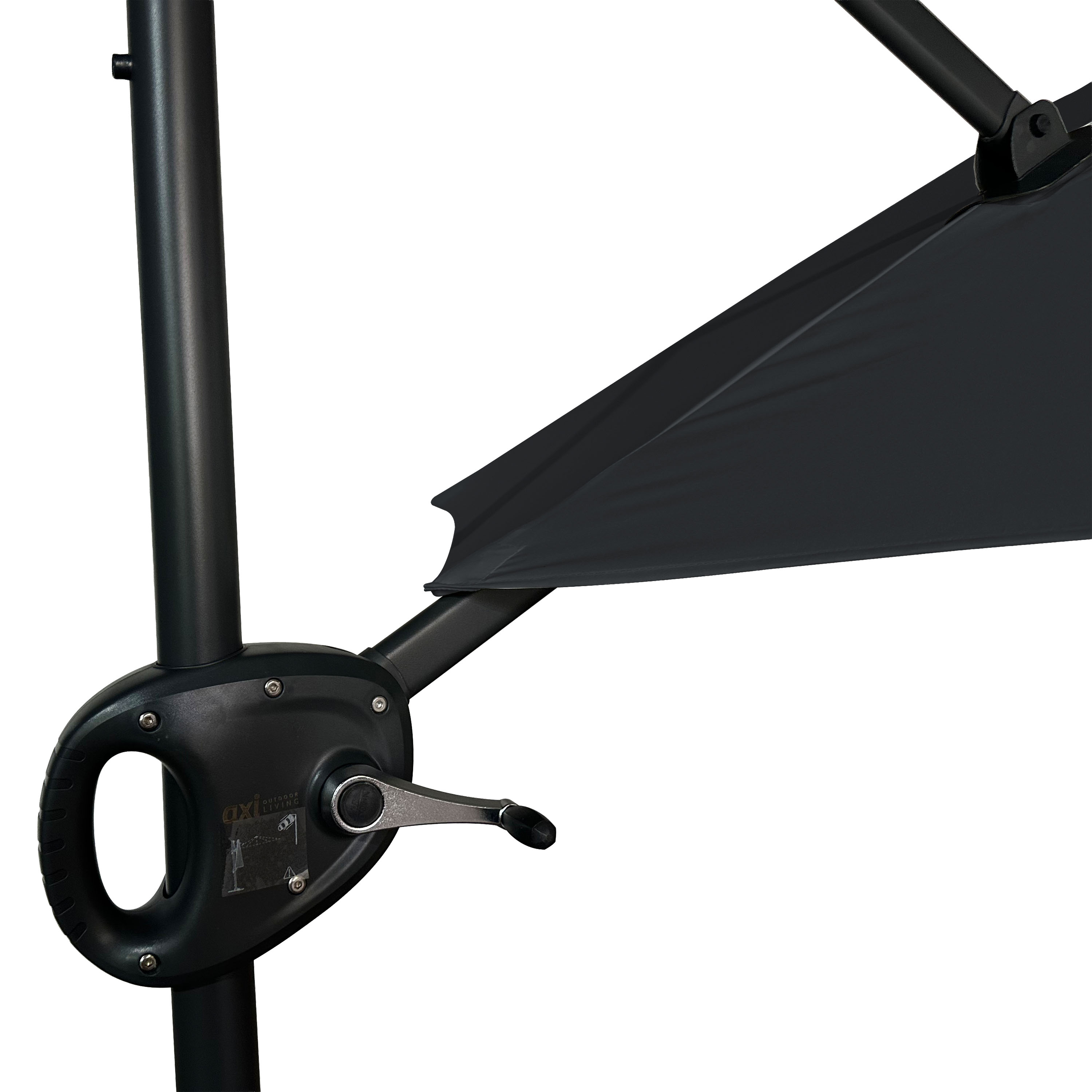 AXI Solea Cantilever Parasol Ø 300cm Anthracite/Grey