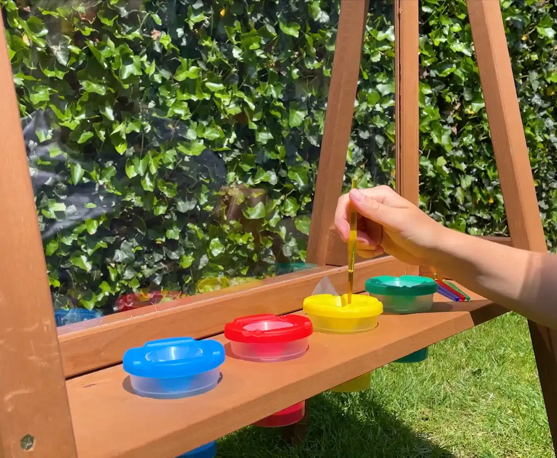 AXI Eric Activity Easel - MørkeBrun