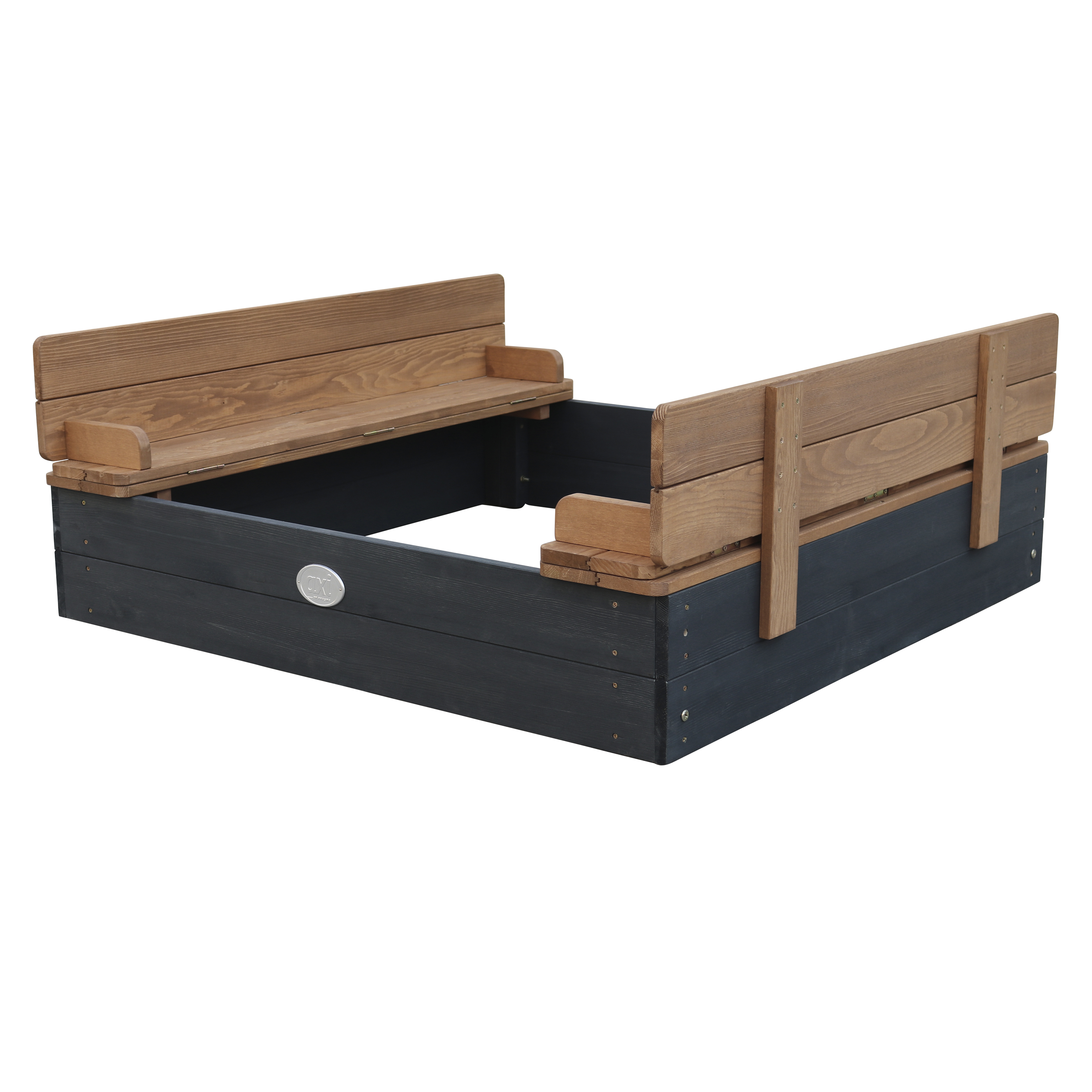 AXI Ella Sandbox 100 x 95 cm - Anthracite/Brown
