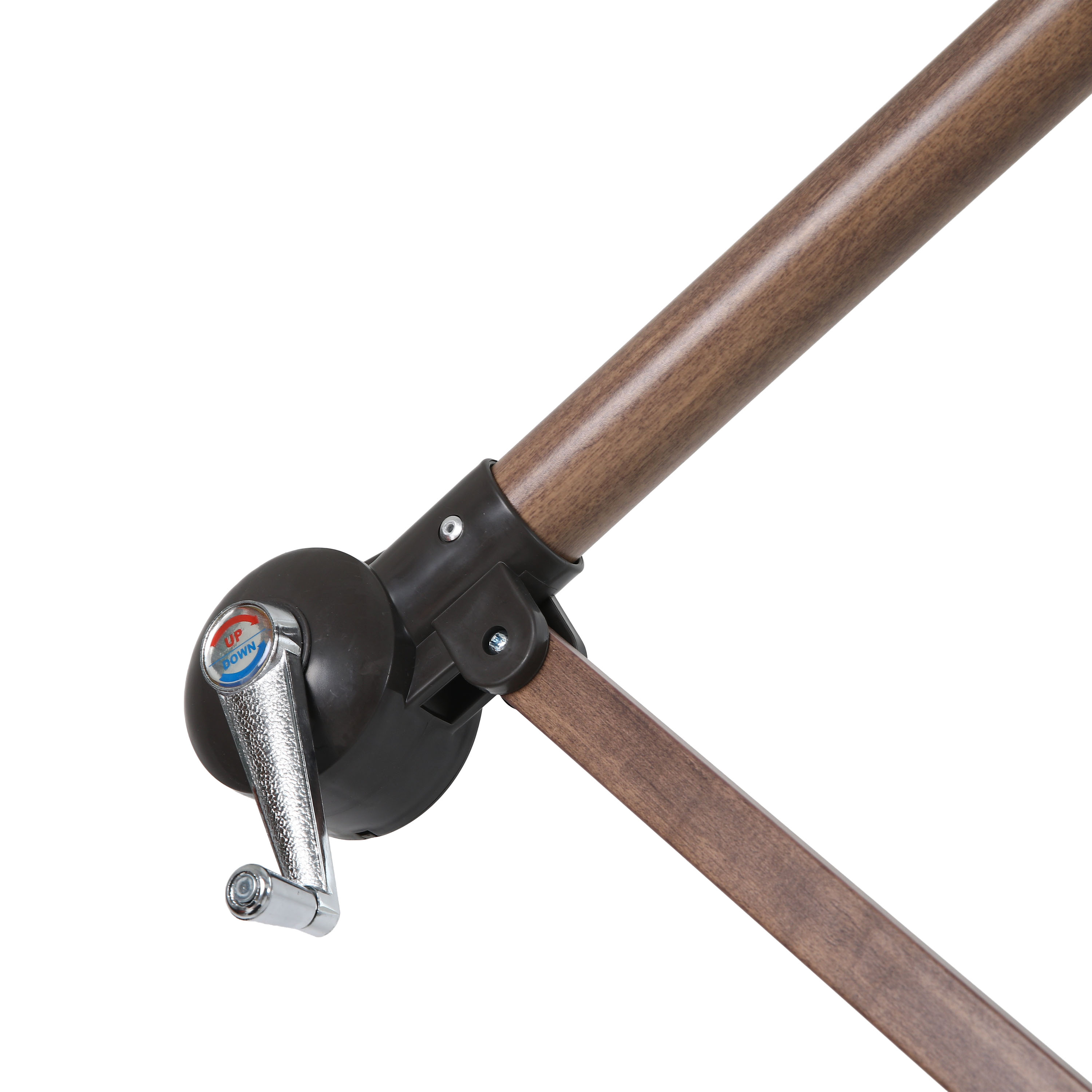 AXI Dion Cantilever Parasol Ø 300cm Oak-look/Terracotta