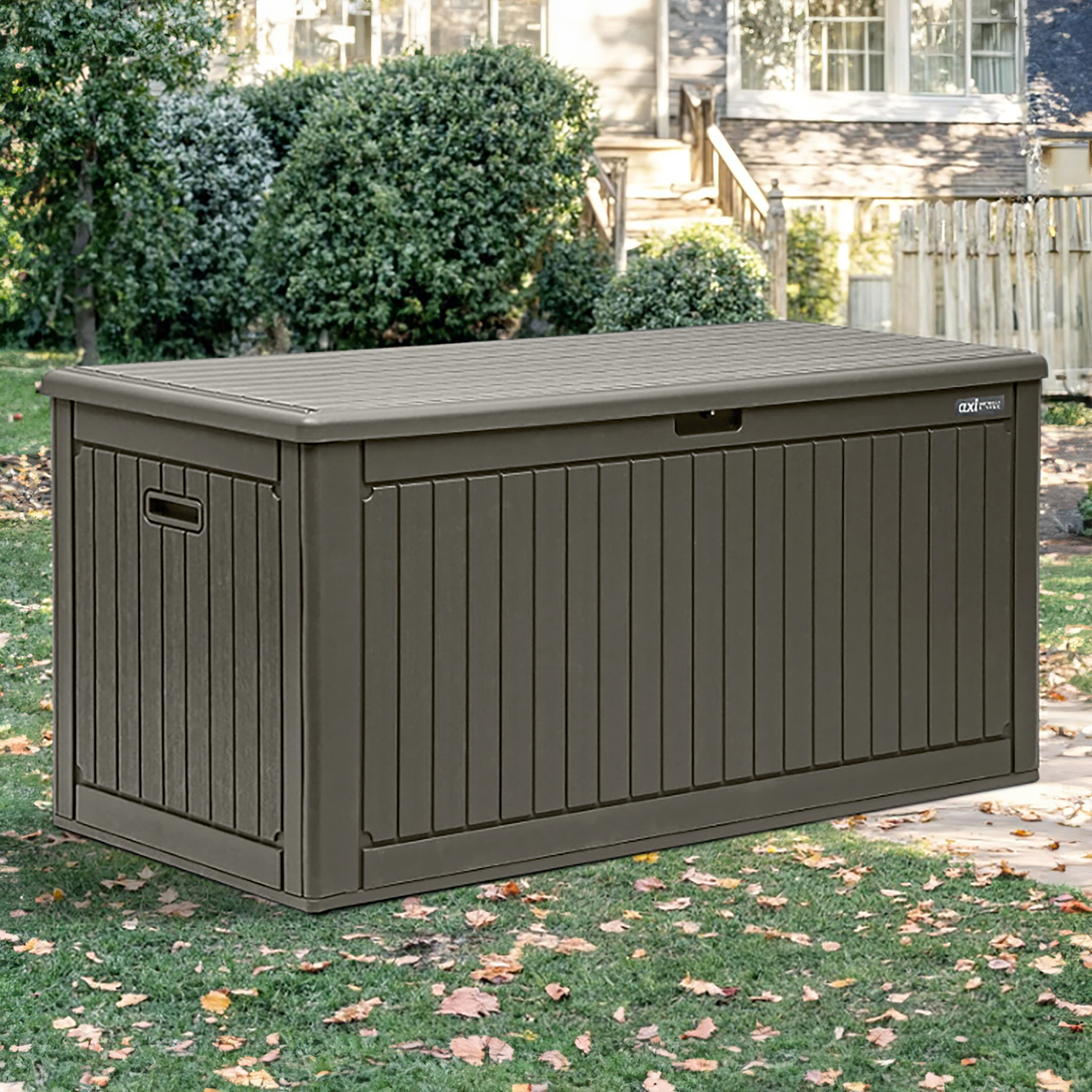 AXI Mike Plastic Storage Box 1000 Brown – 177x82x83cm